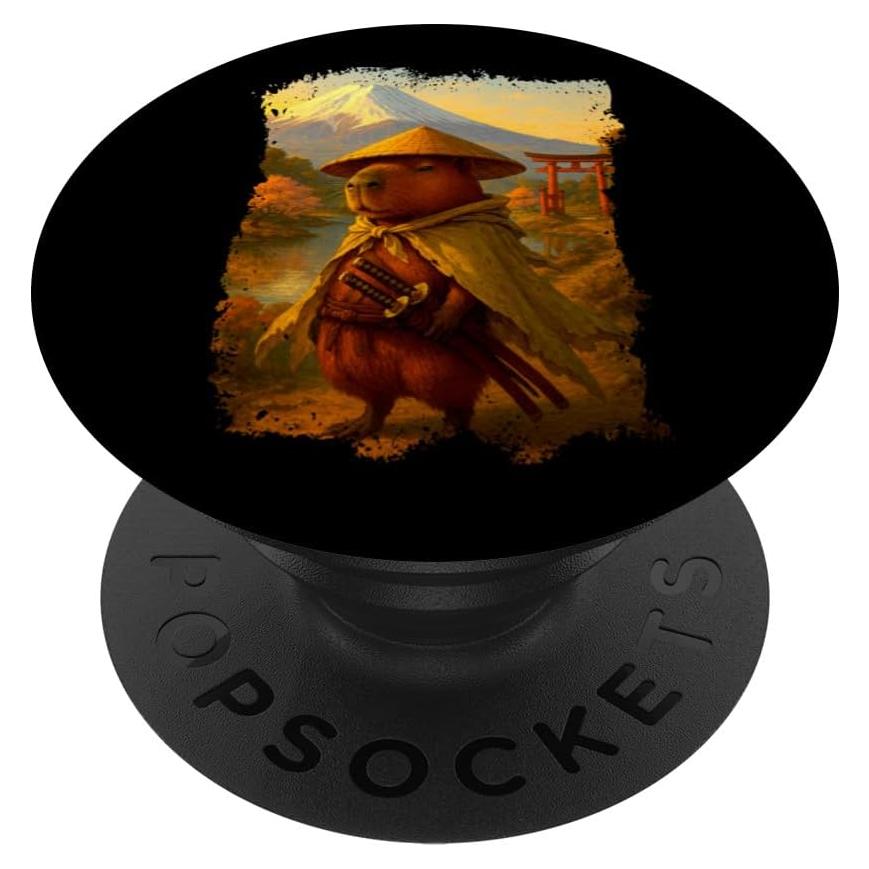 PopGrip Adhesivo PopSockets Capibara Samurai Japón