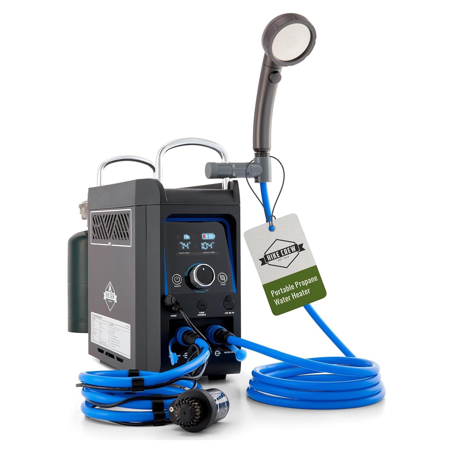 Calentador de Agua Propano Hike Crew 9,01 kg Portátil