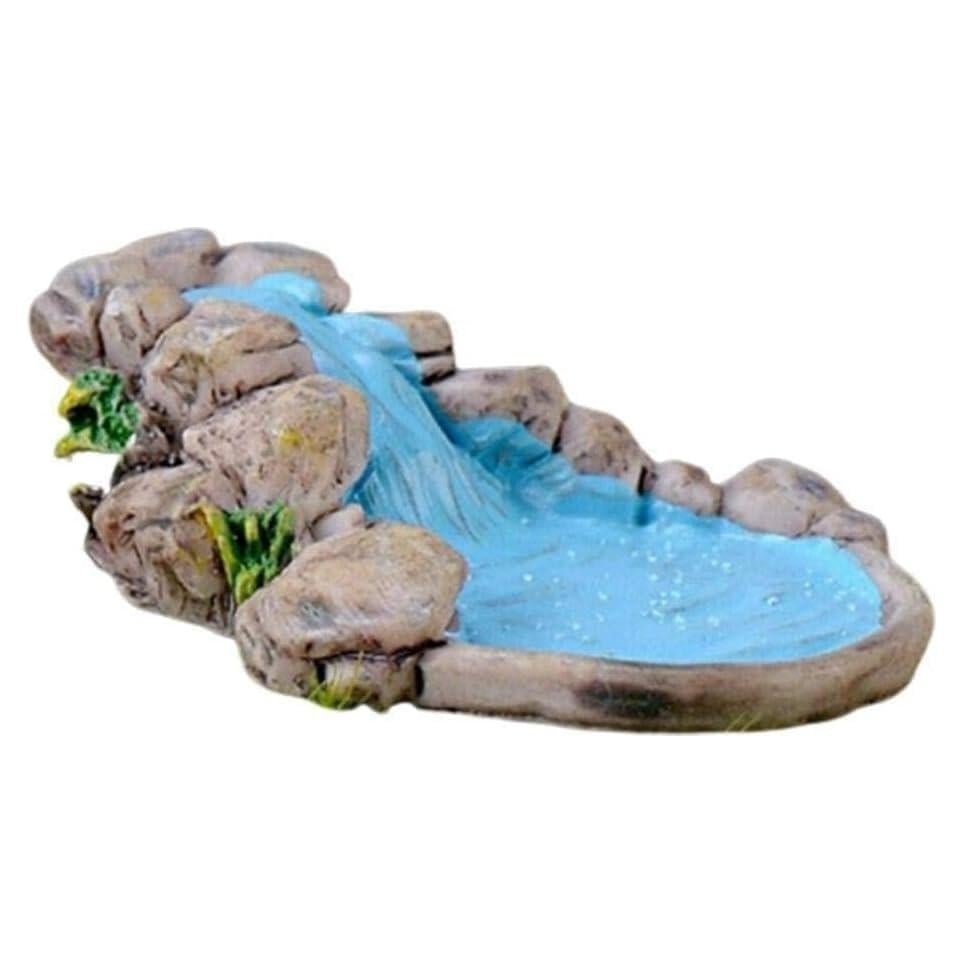 Adorno de Jardín de Hadas Jinshining Azul 2.54cm Decoración