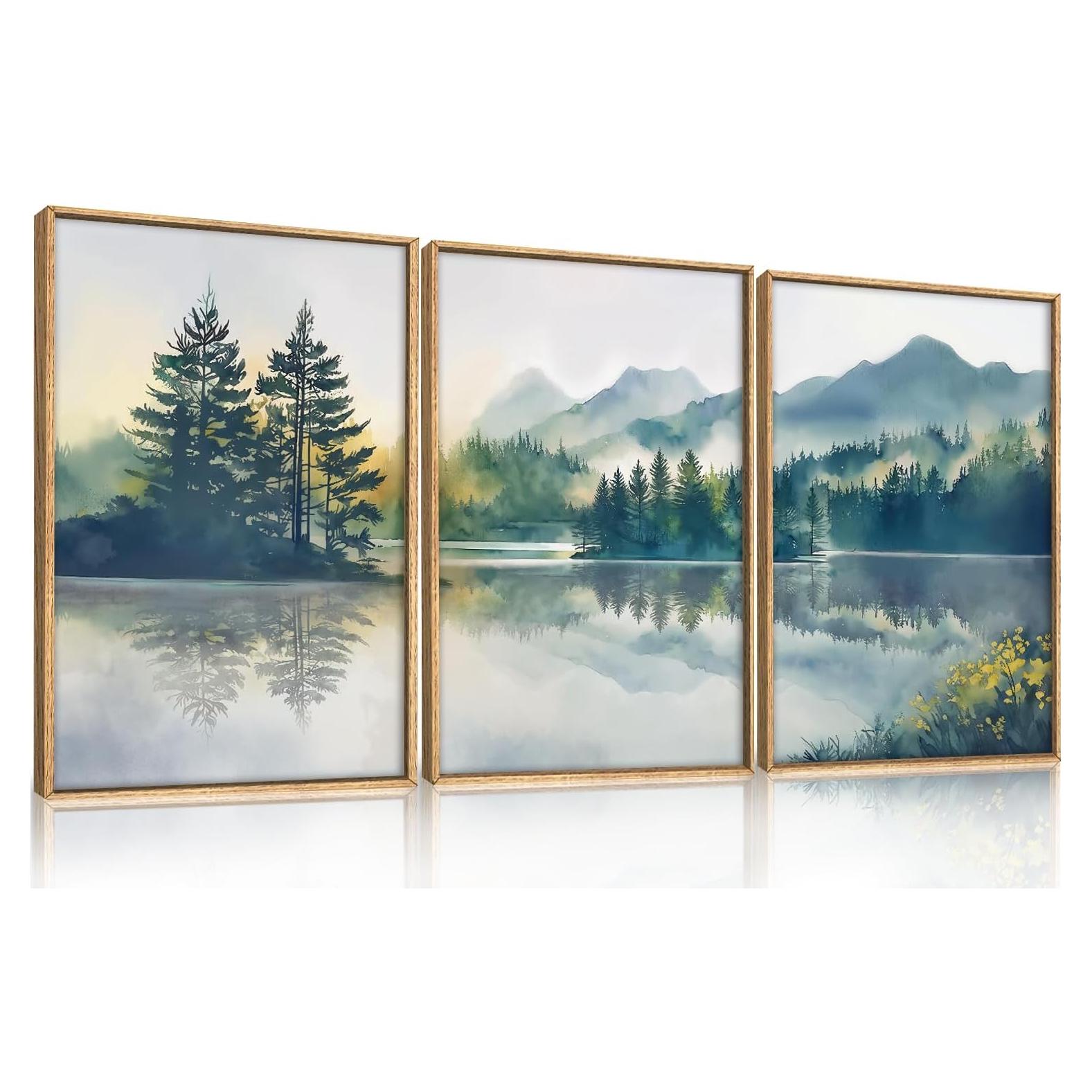 Conjunto de Arte de Pared HPNIUB 40x60 cm Paisaje Natural