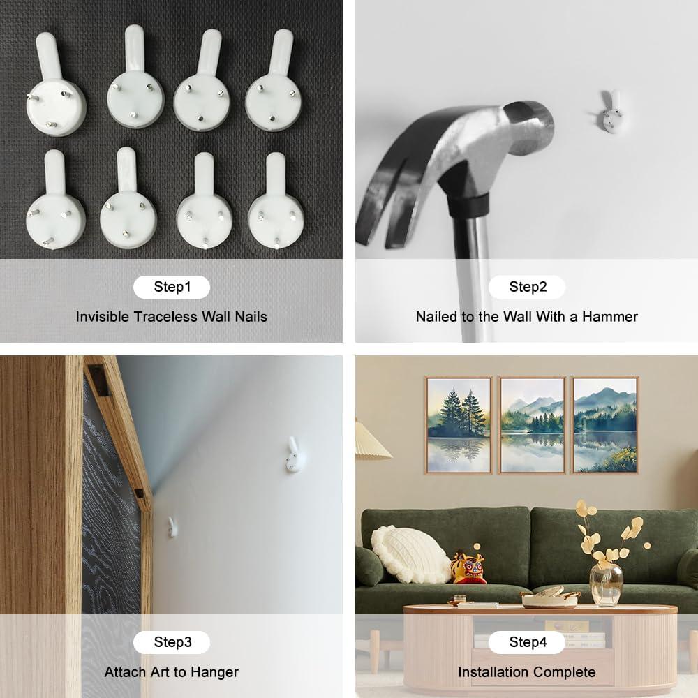 Conjunto de Arte de Pared HPNIUB 40x60 cm Paisaje Natural