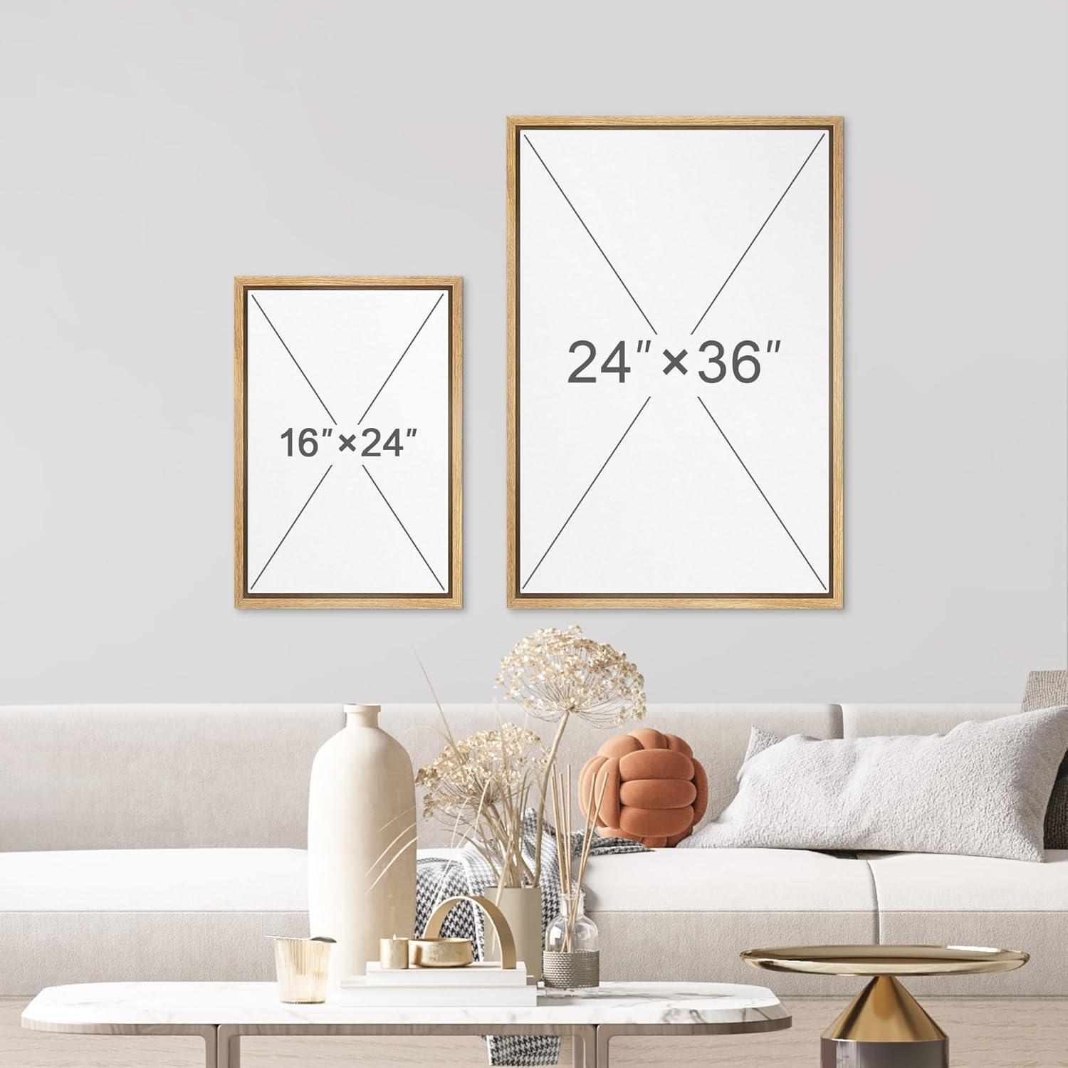 Juego de Arte en Lienzo Enmarcado Wall26 3 Paneles 60x40 cm