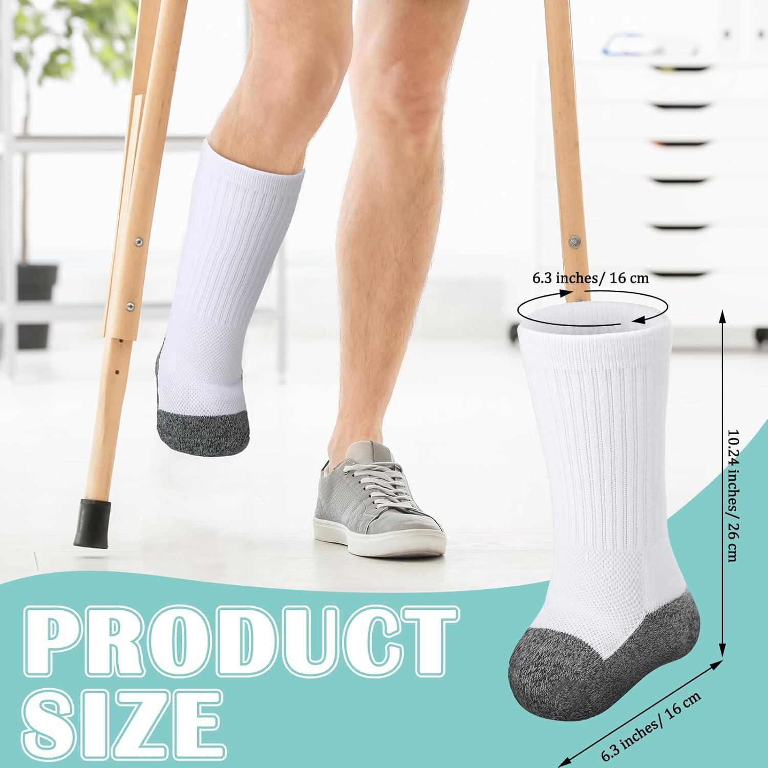 12 Calcetines Prostéticos Silicherry para Amputados Blancos