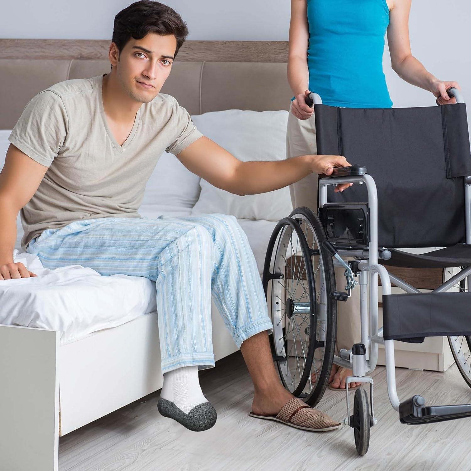 12 Calcetines Prostéticos Silicherry para Amputados Blancos