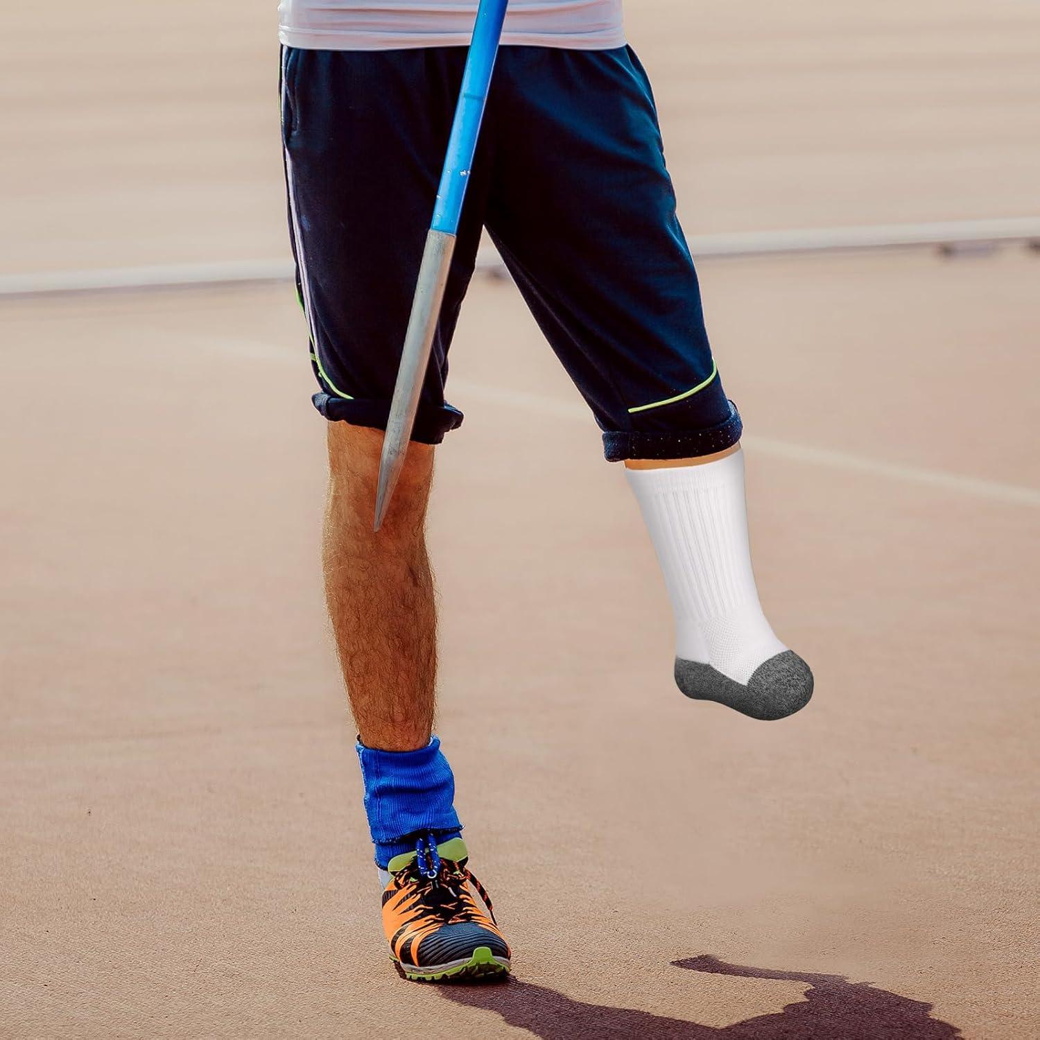 12 Calcetines Prostéticos Silicherry para Amputados Blancos
