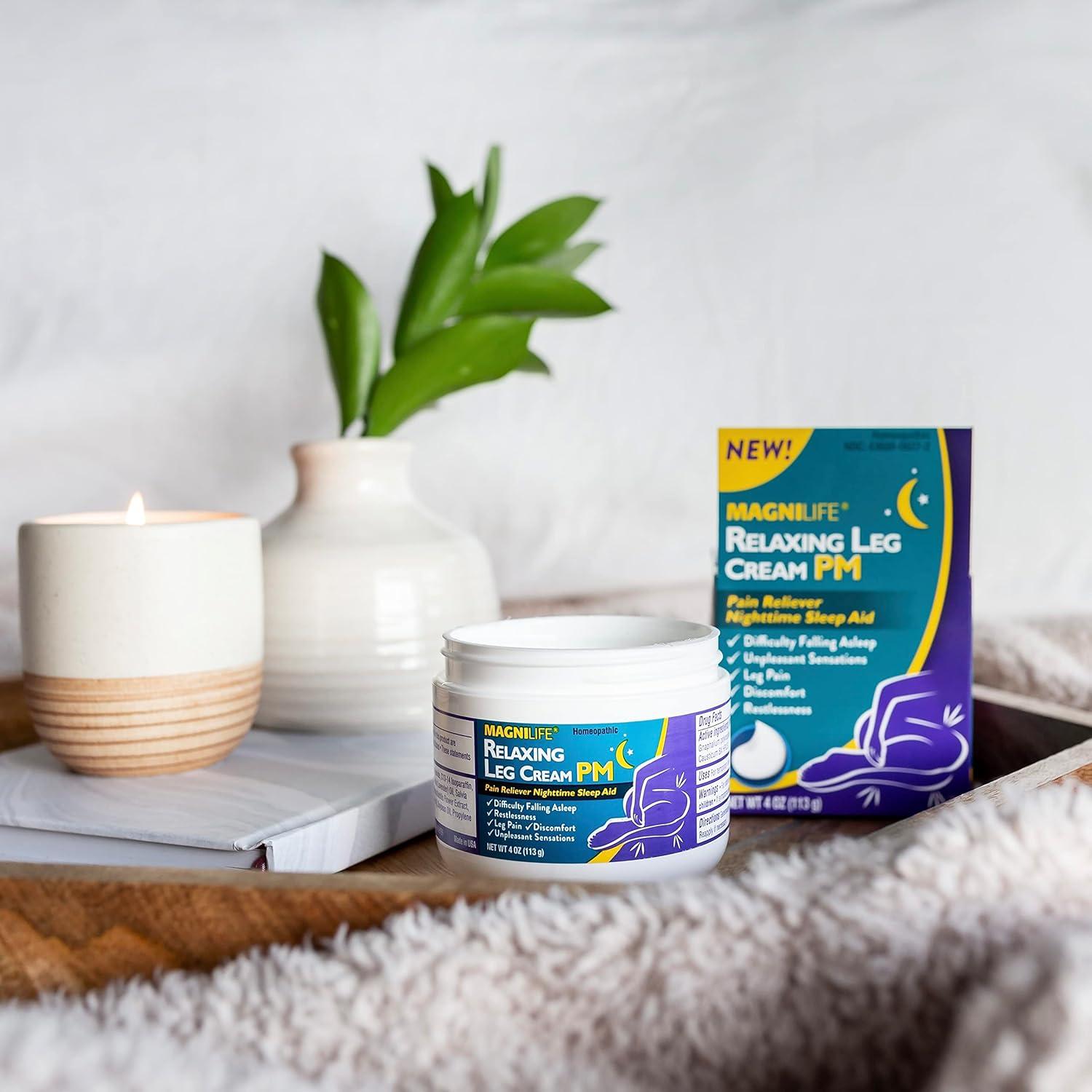 Crema Relajante para Piernas MagniLife 113.4g - Alivio Natural