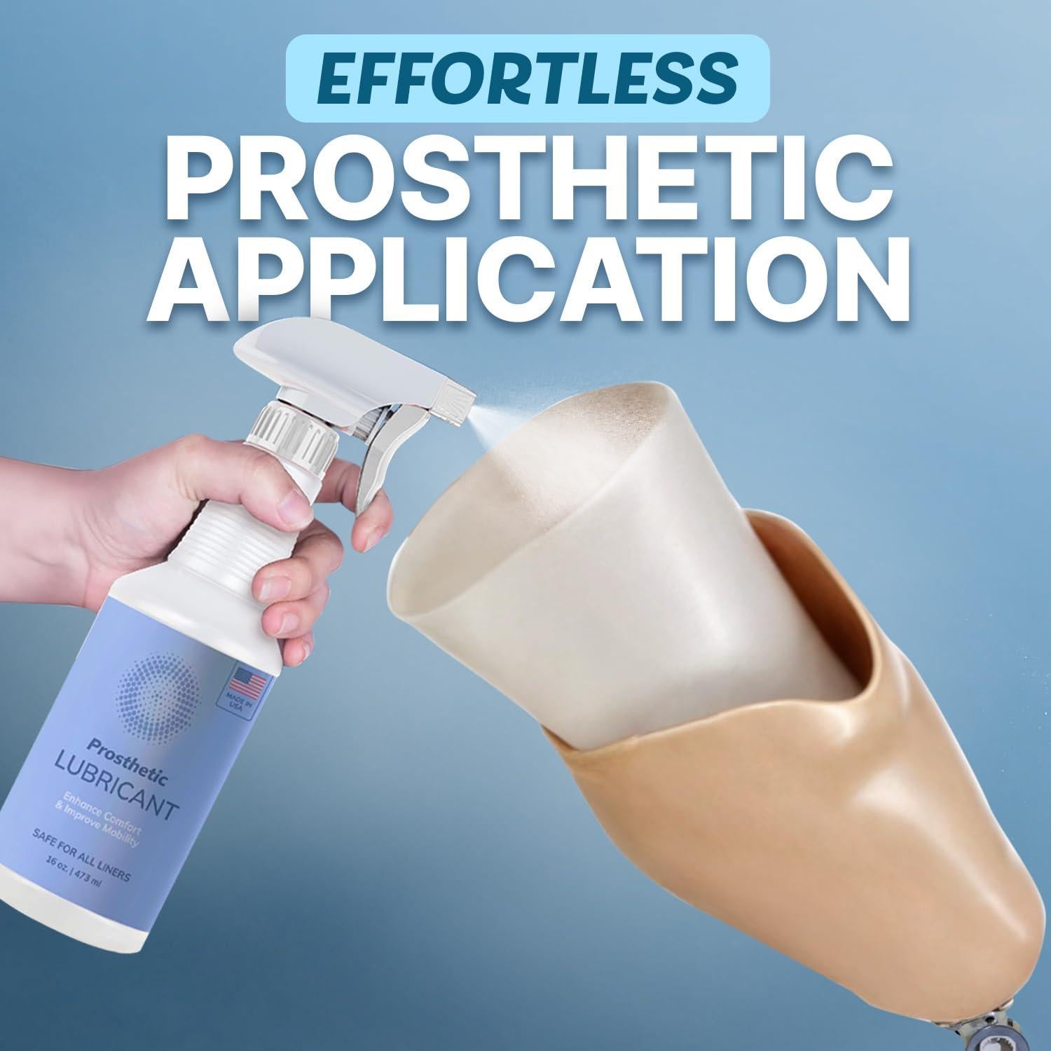 Spray Lubricante Prostético Samorillo 473ml para Forros de Silicona