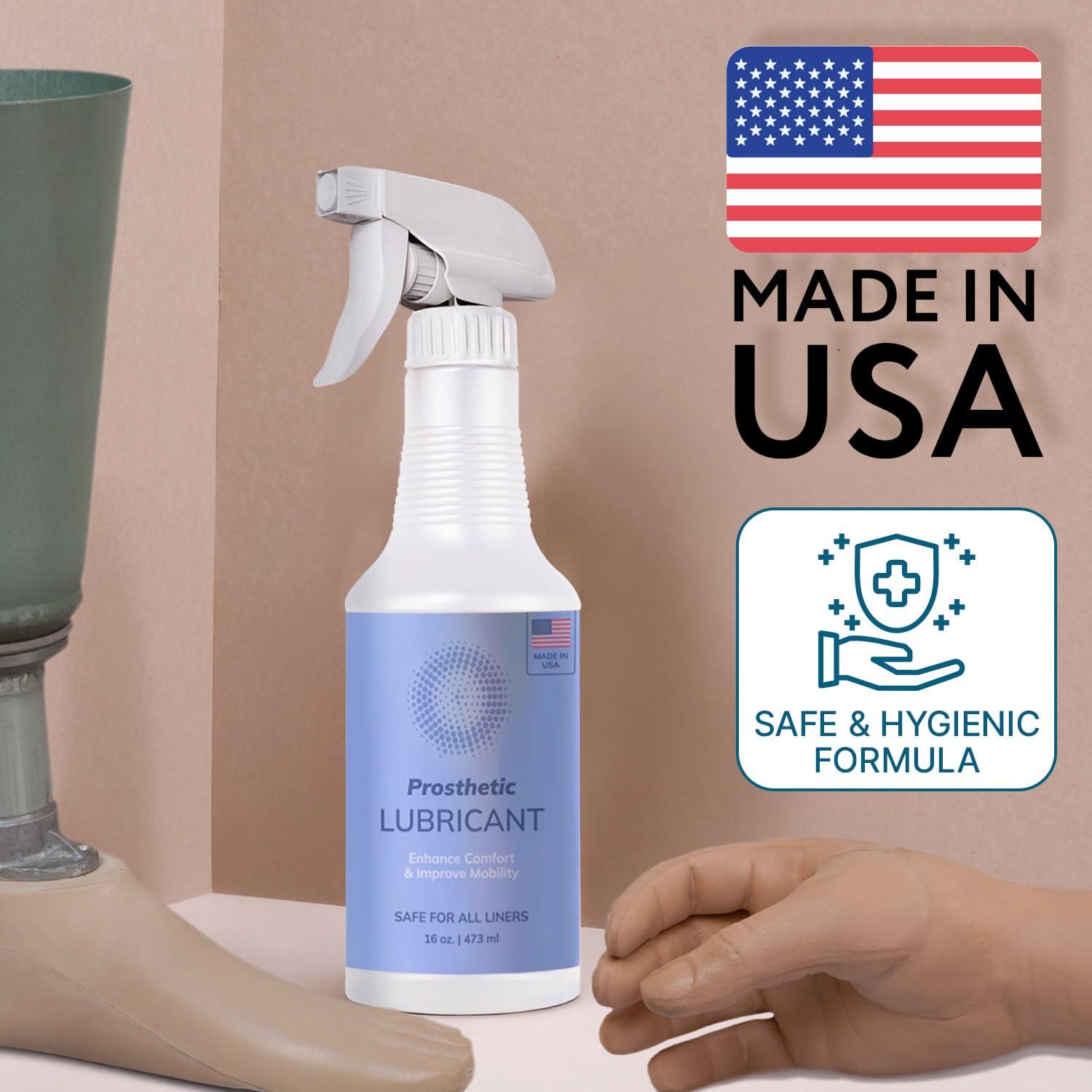 Spray Lubricante Prostético Samorillo 473ml para Forros de Silicona