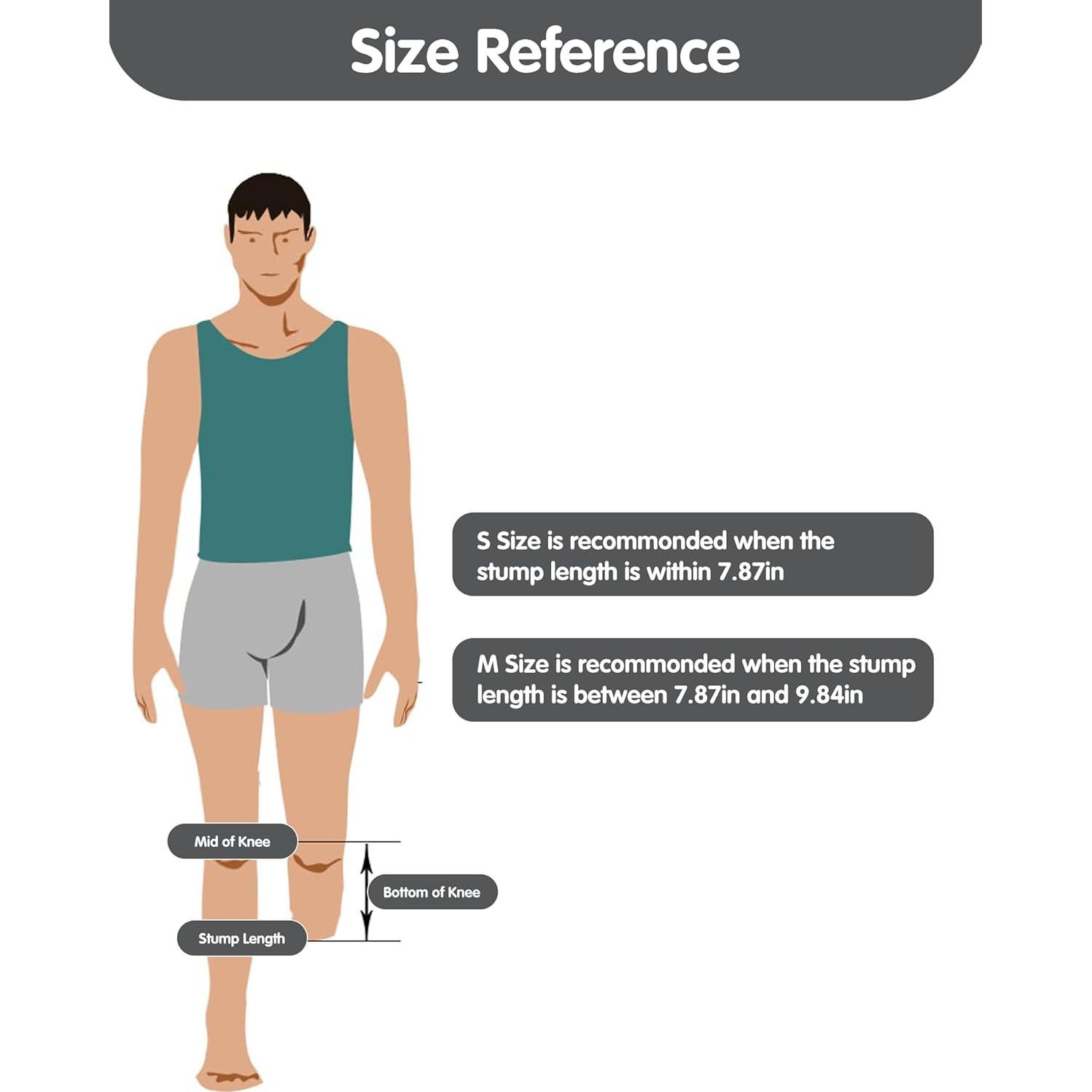 Calcetines protectores para amputados Yosoo 5 piezas algodón