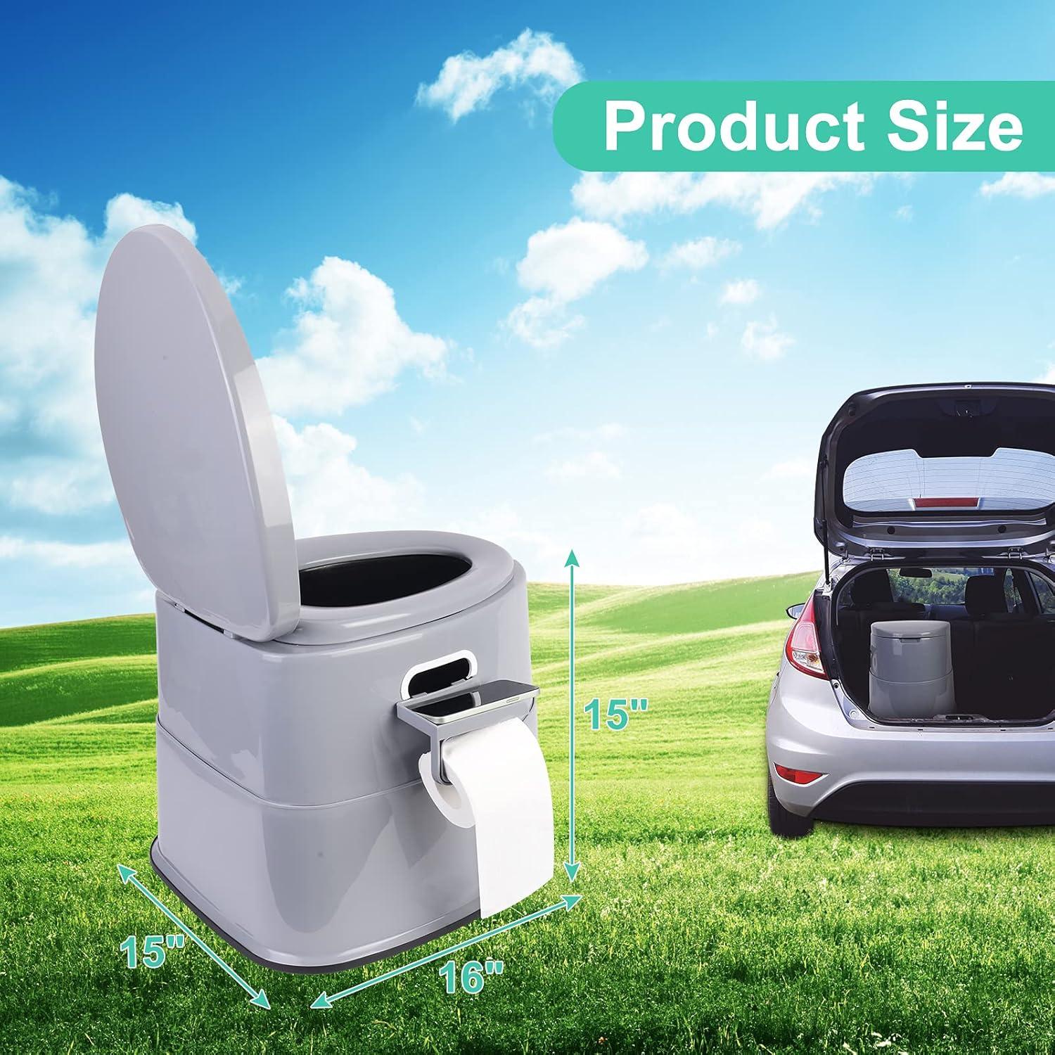 Inodoro Portátil Axidou Plegable con Cubo Desmontable