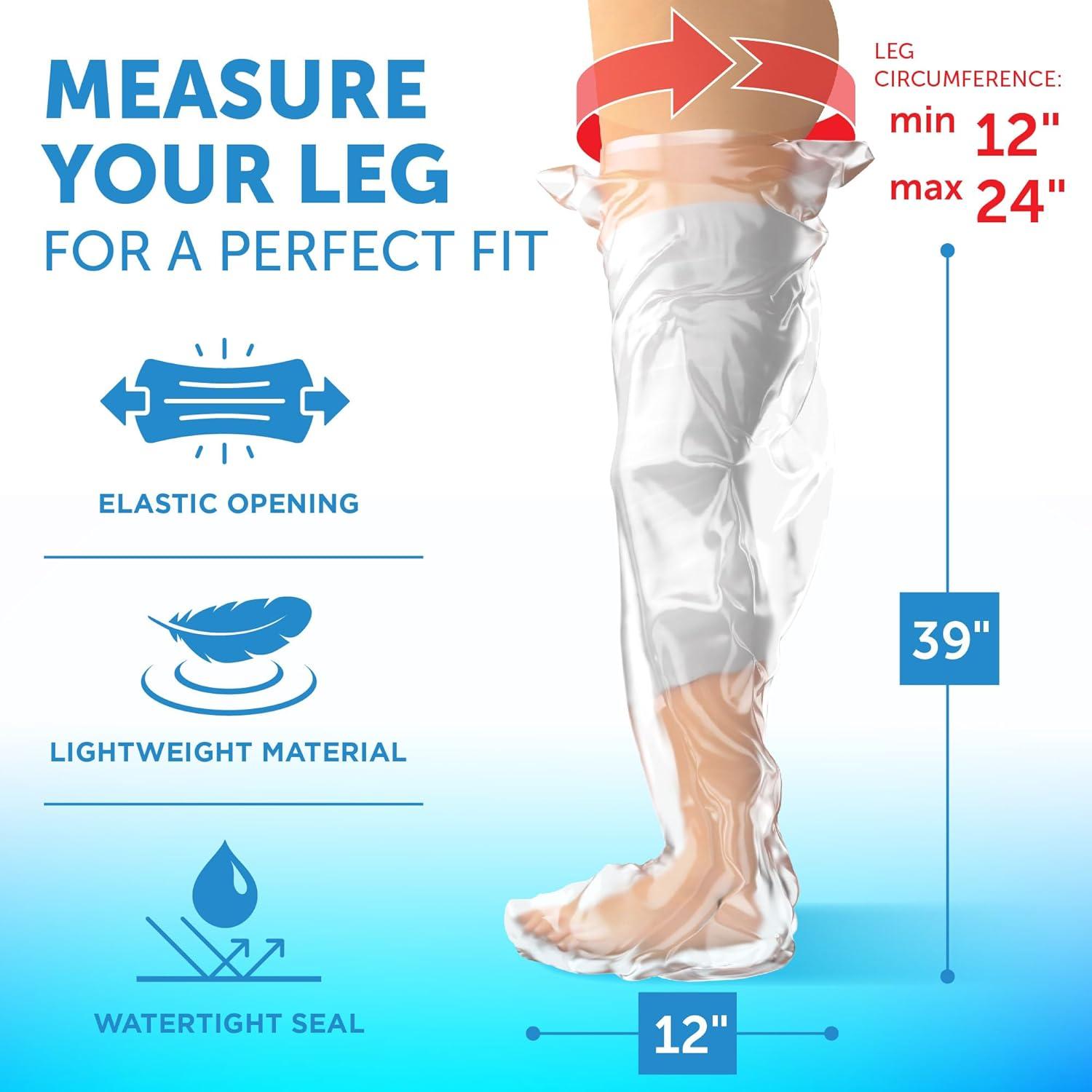 Cubiertas de Yeso Impermeables Mighty-X para Pierna 2pk