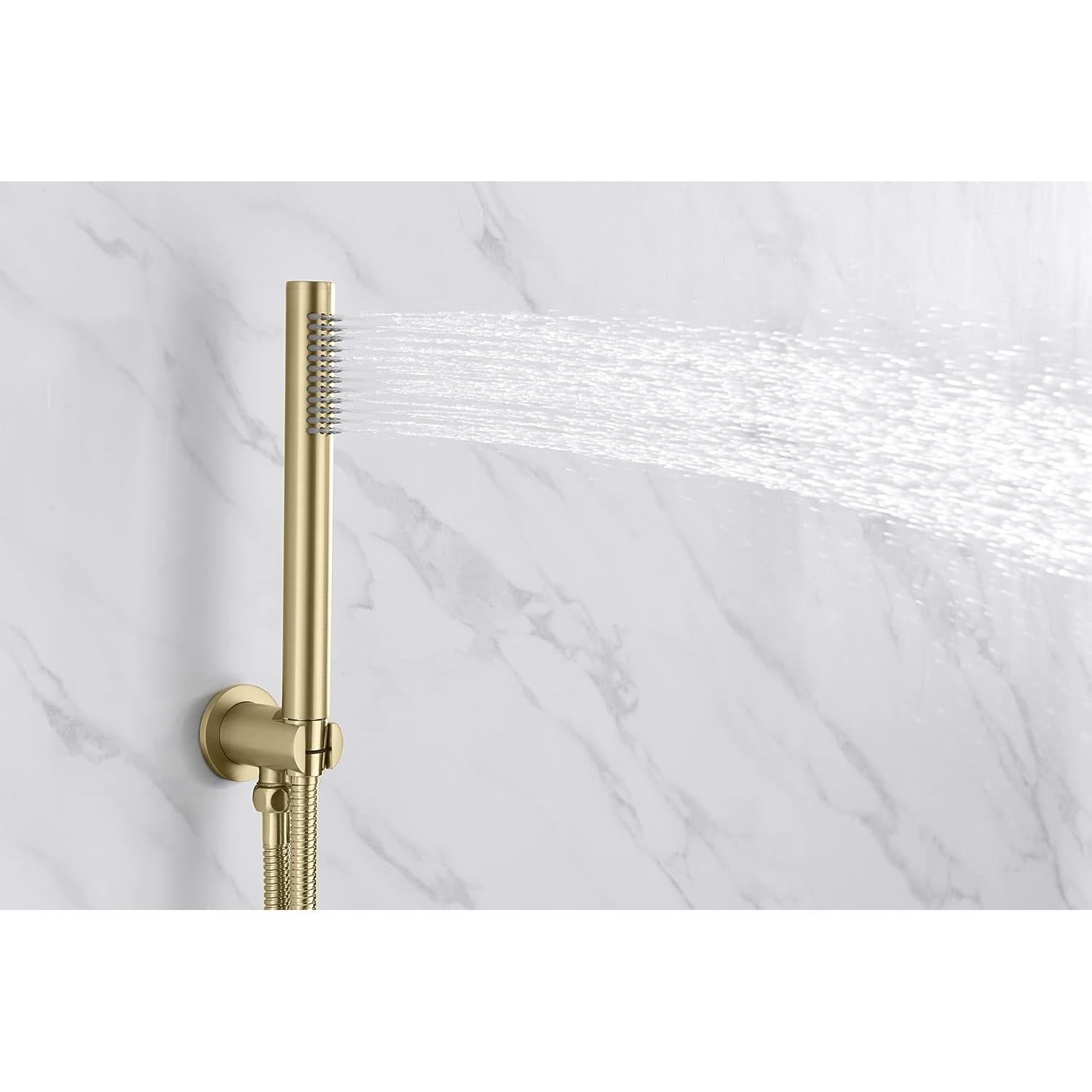 Sistema de Ducha SUMERAIN 3 Funciones Dorado Cepillado