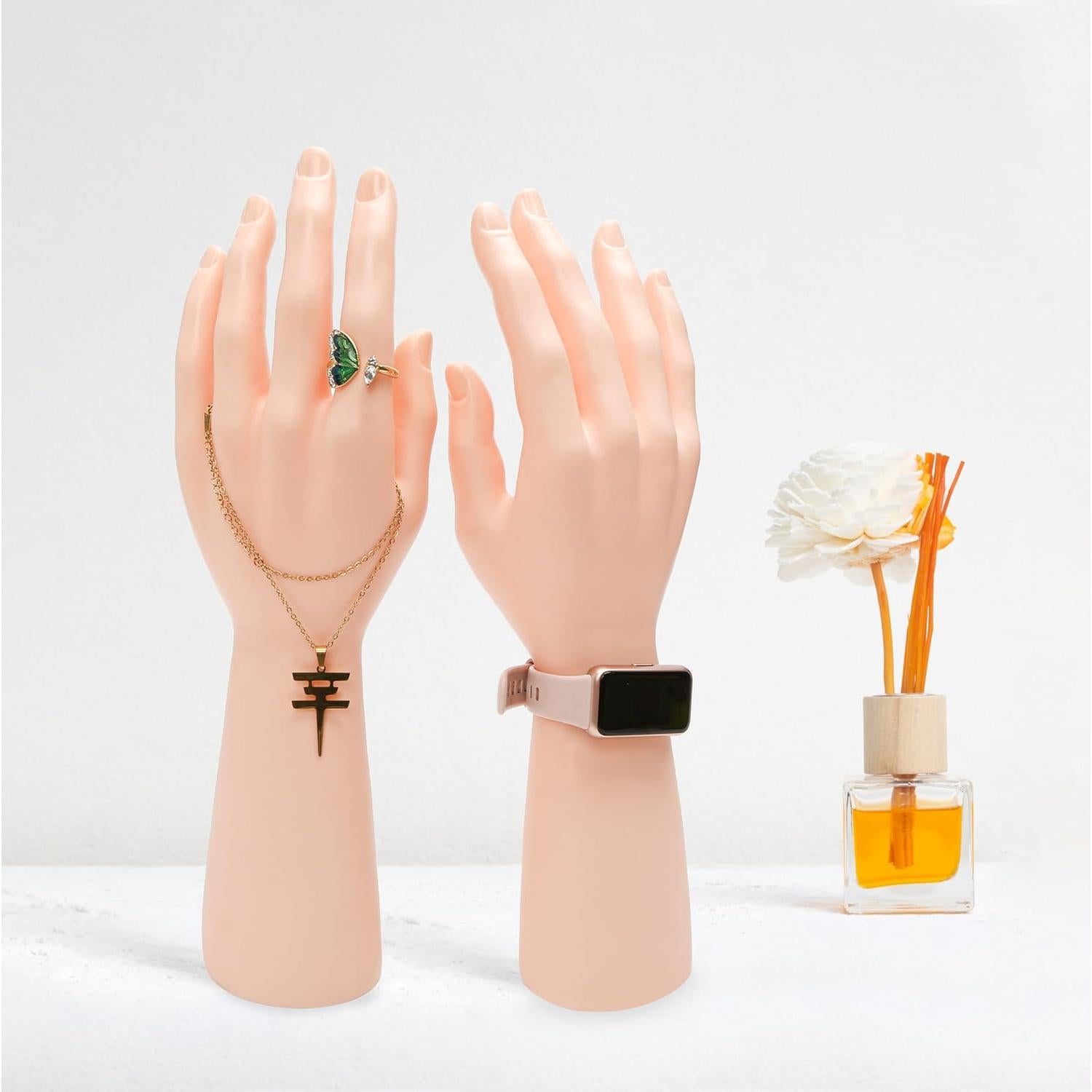 Par de Manos de Maniquí Masculino Marsrut 30,48 cm Joyería