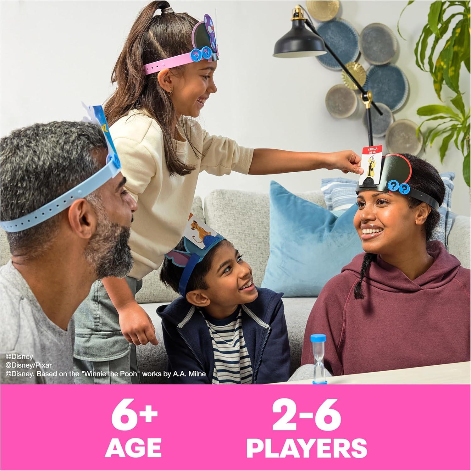 Juego de Adivinanza Disney Hedbanz Spin Master 2-6 Jugadores