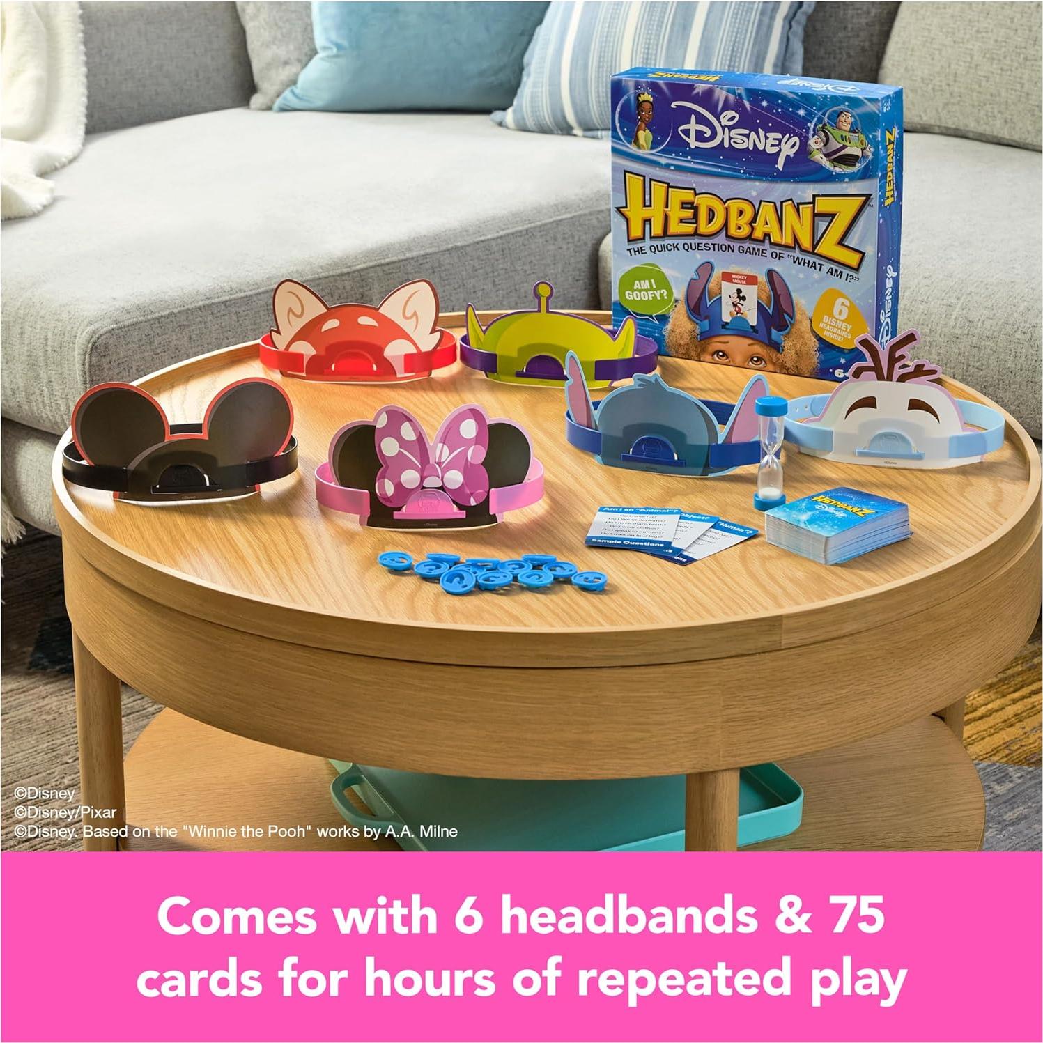 Juego de Adivinanza Disney Hedbanz Spin Master 2-6 Jugadores