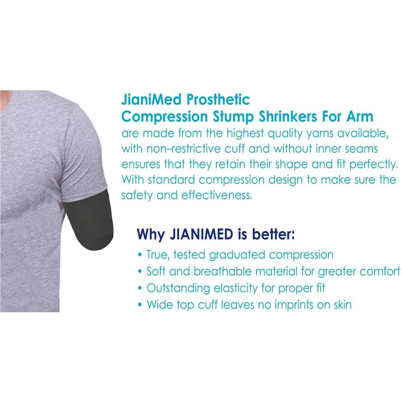 Reductor de muñón protésico JianiMed XL compresión 20-30 mmHg