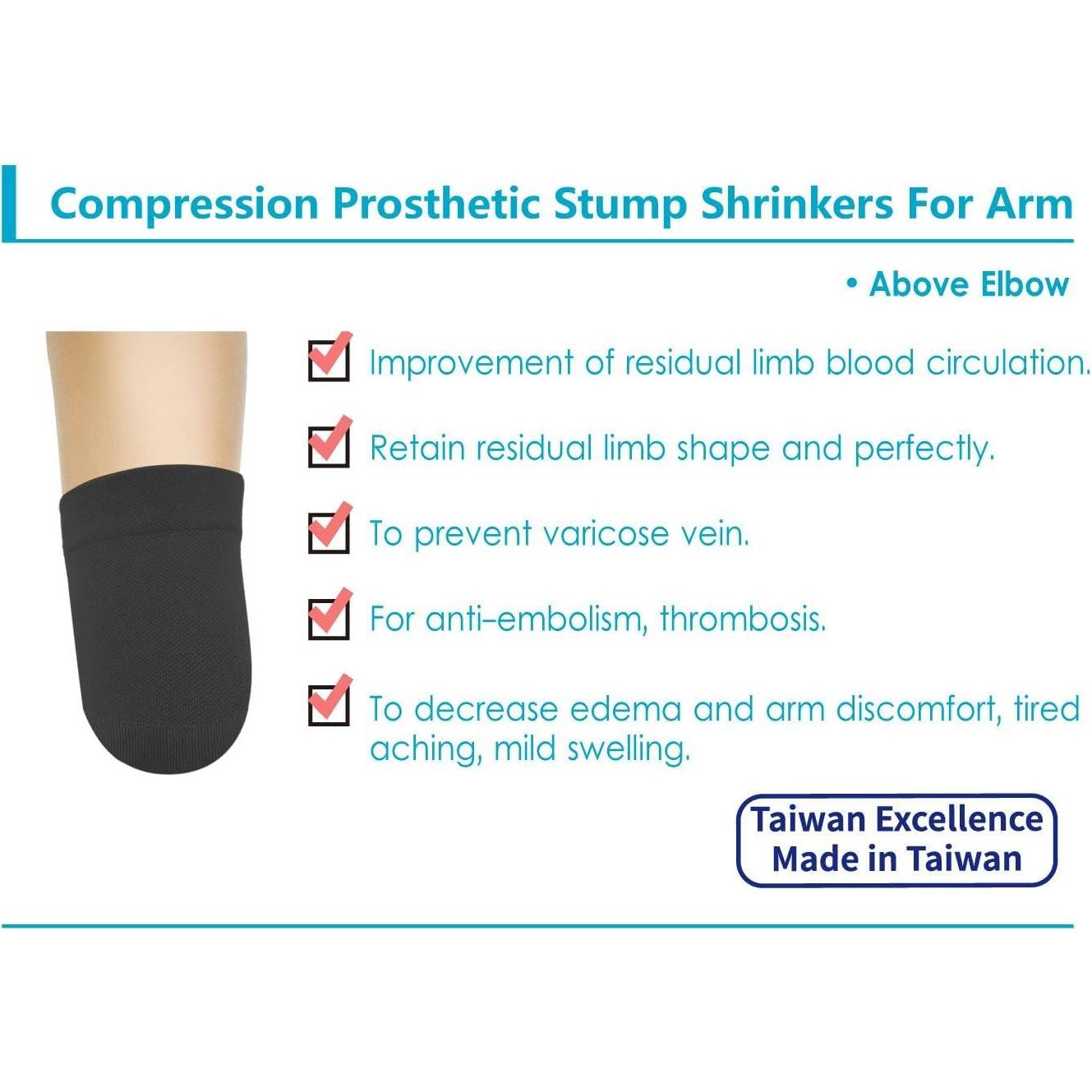 Reductor de muñón protésico JianiMed XL compresión 20-30 mmHg