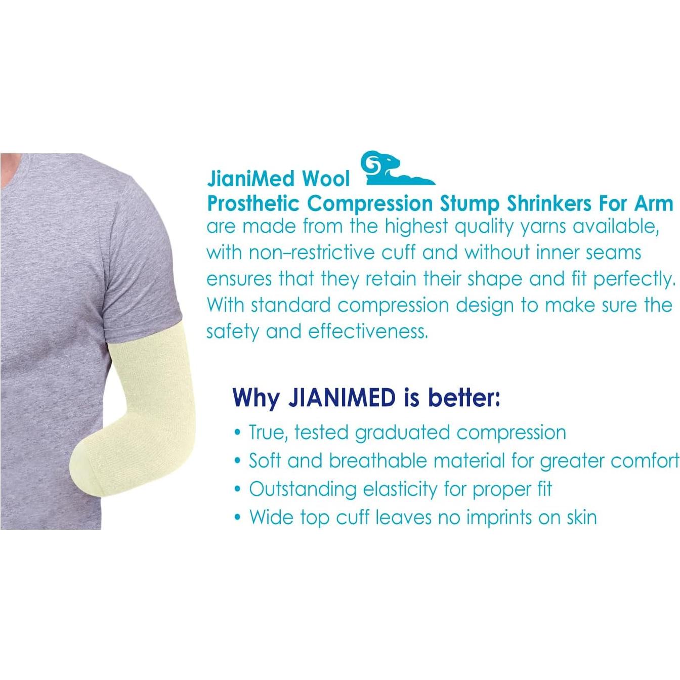 Reductor de muñón protésico JianiMed S/M compresión 20-30 mmHg