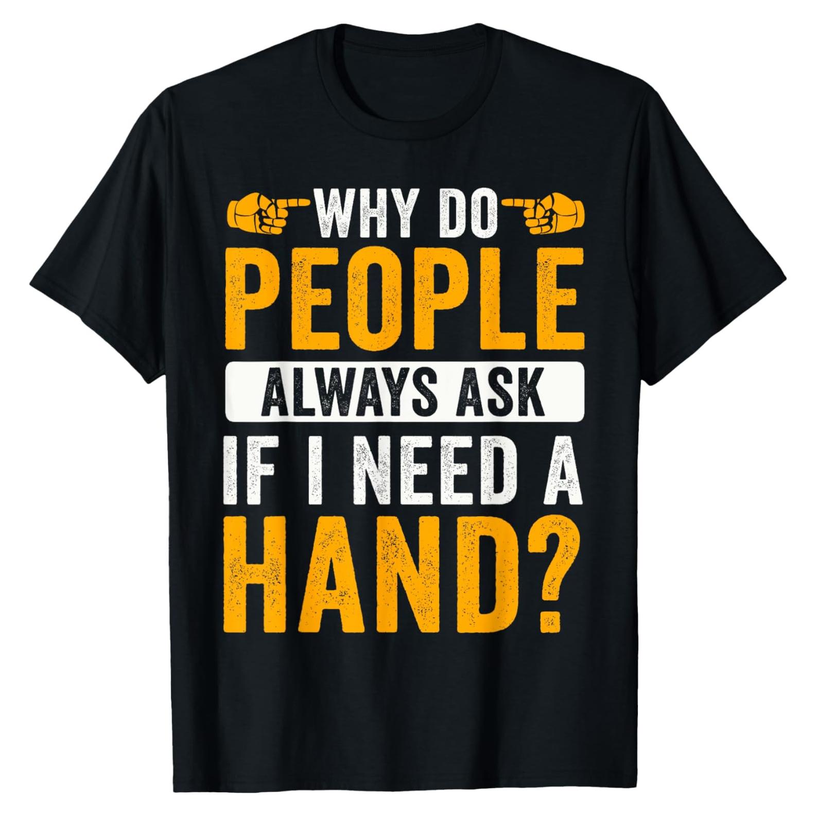 Camiseta para Amputados Hombre Pequeña - Gráfico de Apoyo