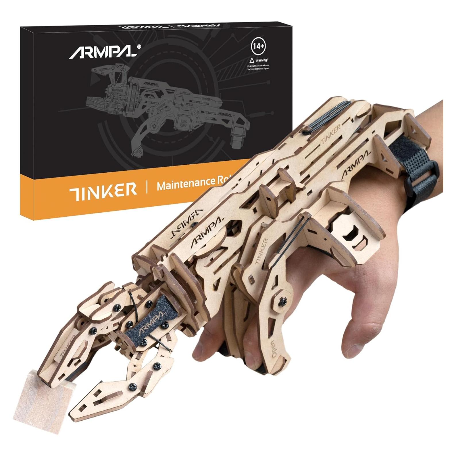 Kit de Garra Mecánica ARMPAL 3D Puzzle Madera 14+