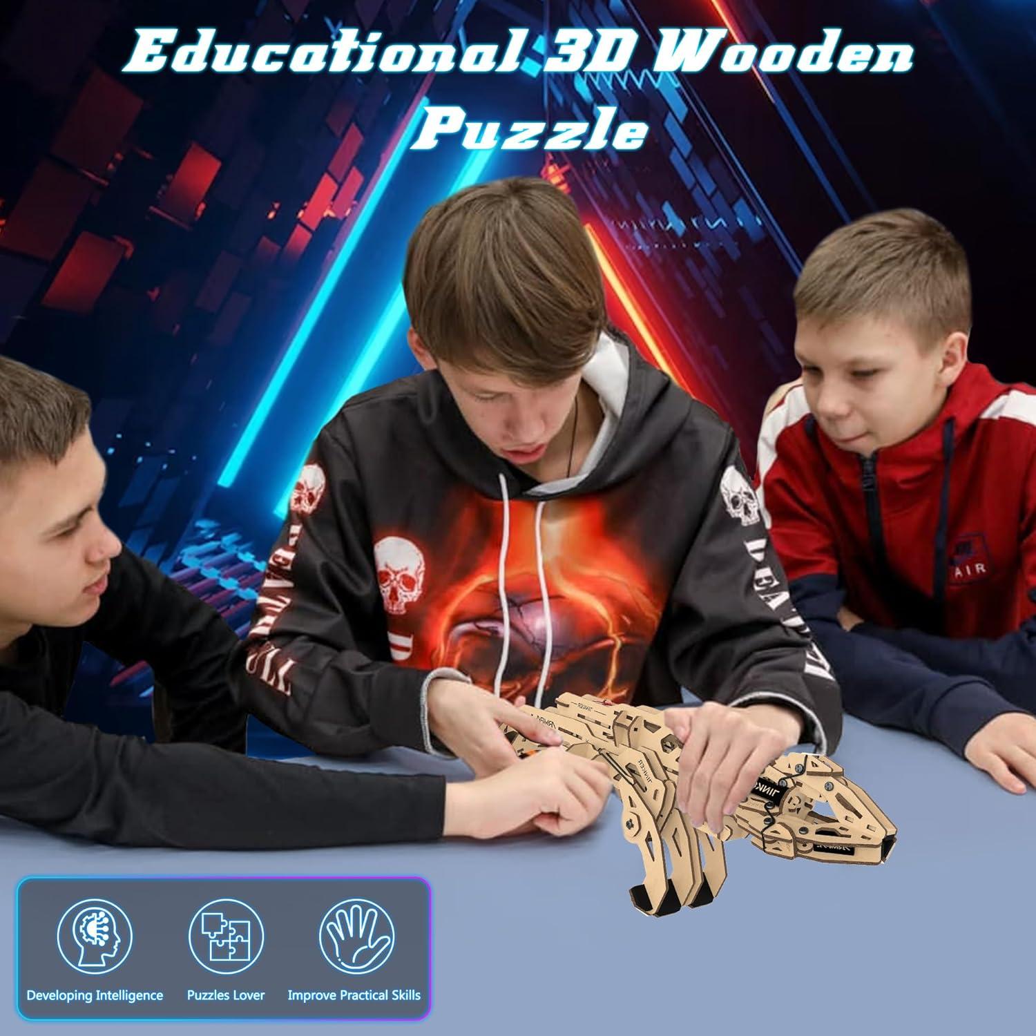 Kit de Garra Mecánica ARMPAL 3D Puzzle Madera 14+