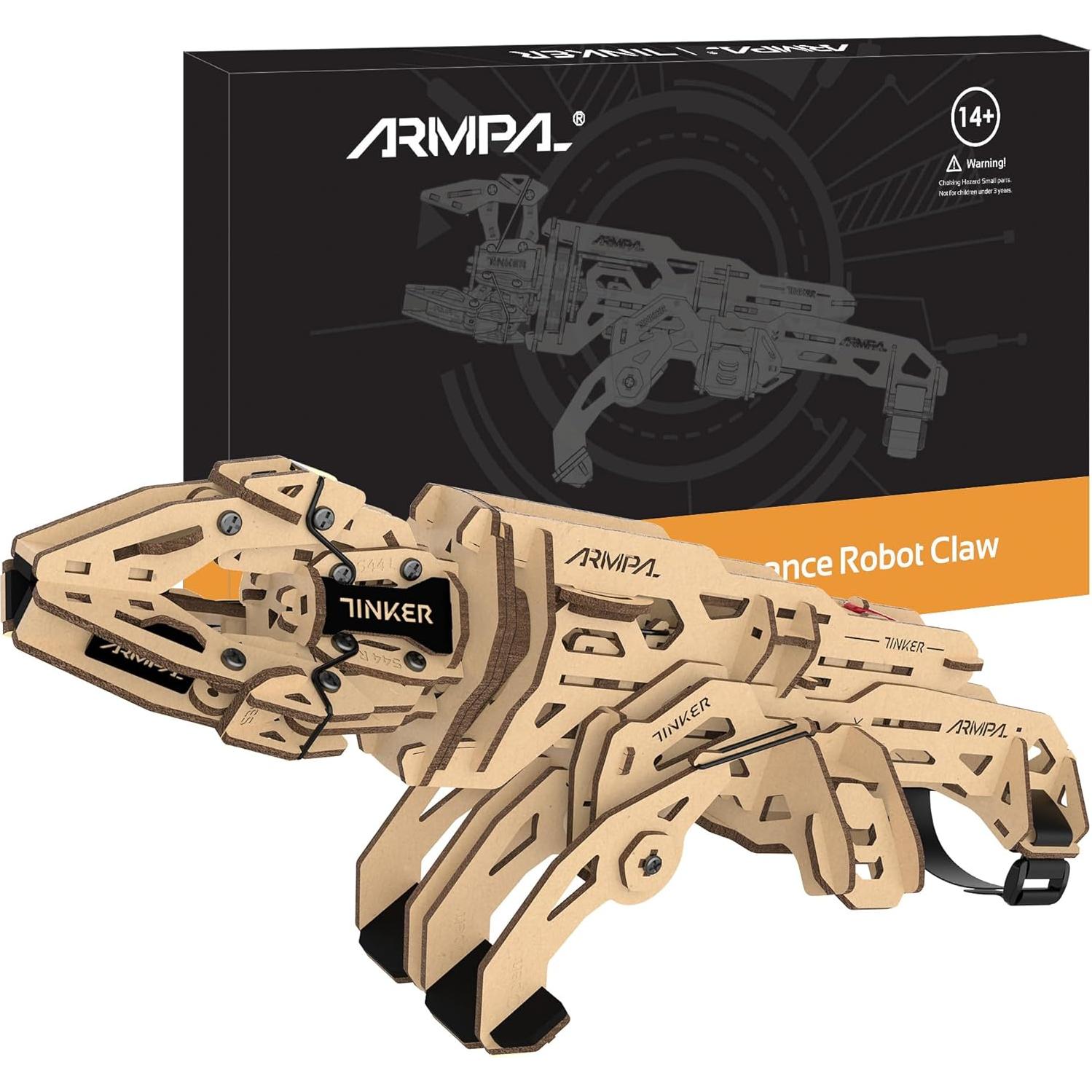 Kit de Garra Mecánica ARMPAL 3D Puzzle Madera 14+