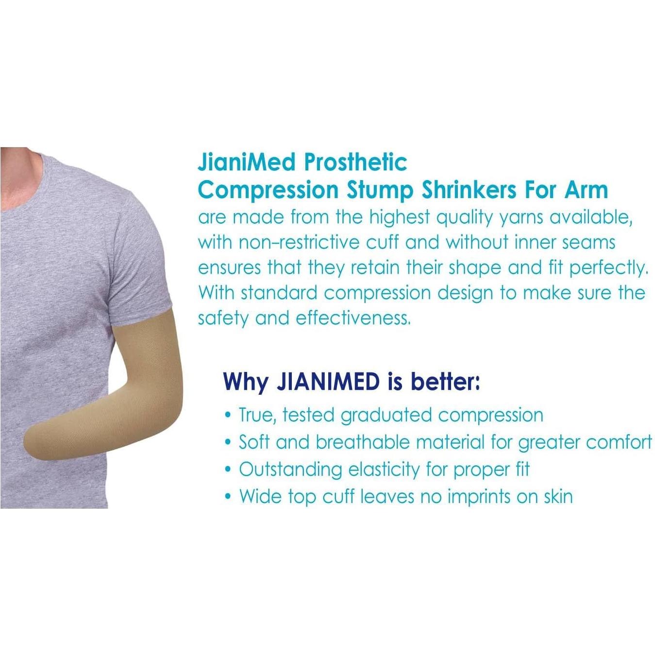 Reductor de muñón protésico JianiMed XL compresión 20-30 mmHg