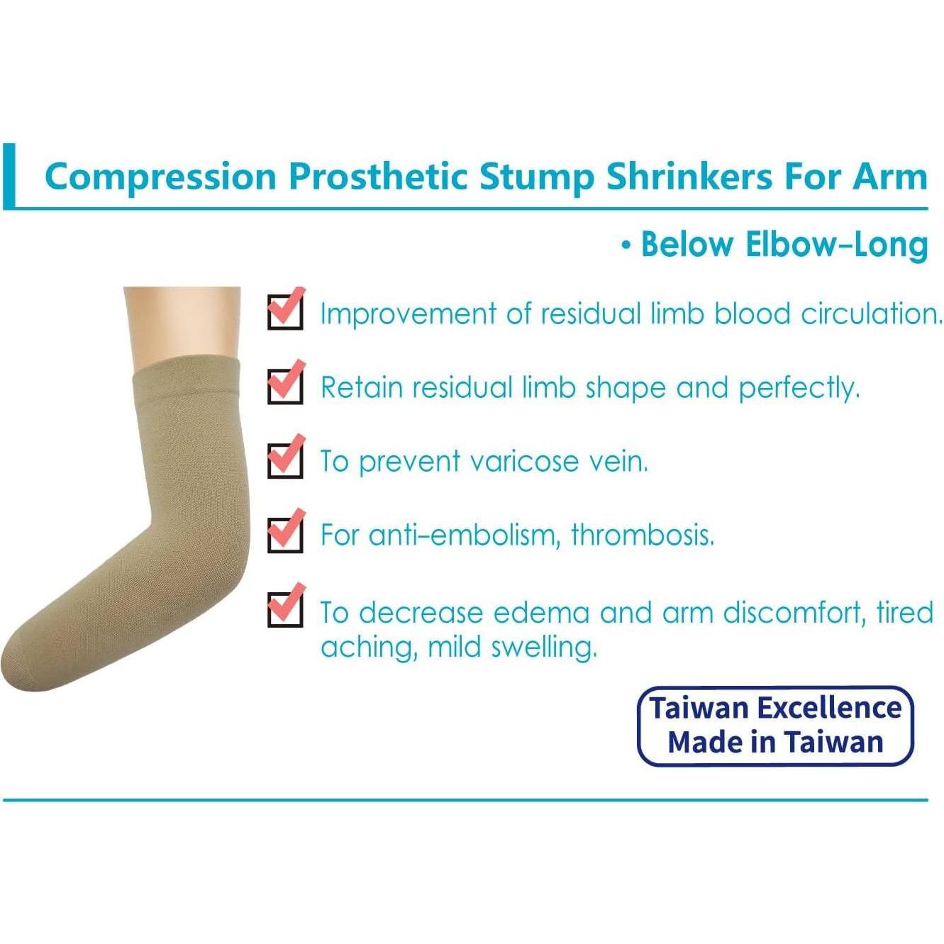 Reductor de muñón protésico JianiMed XL compresión 20-30 mmHg