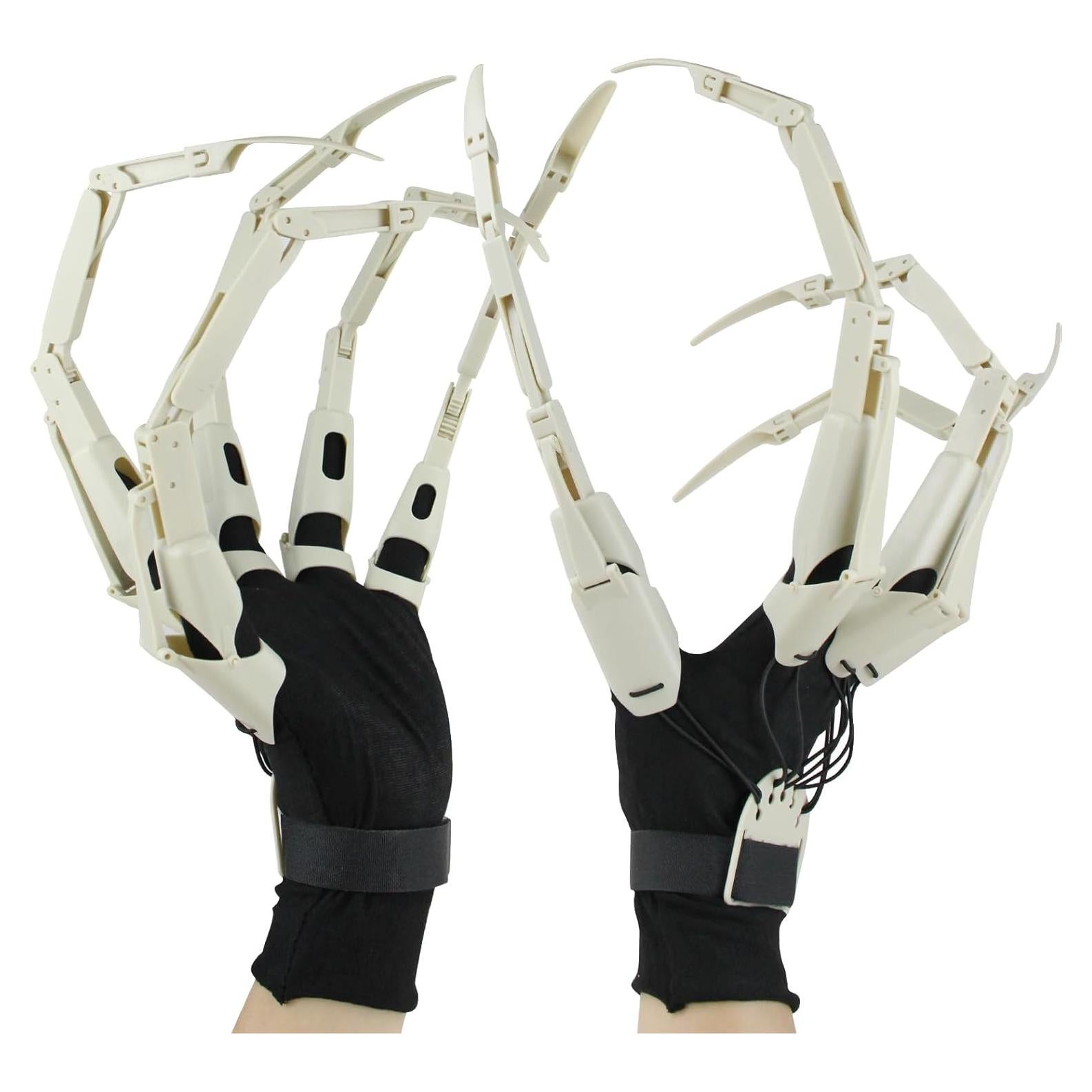 Extensiones de Dedos Articulados NICENICY con Uñas Blancas