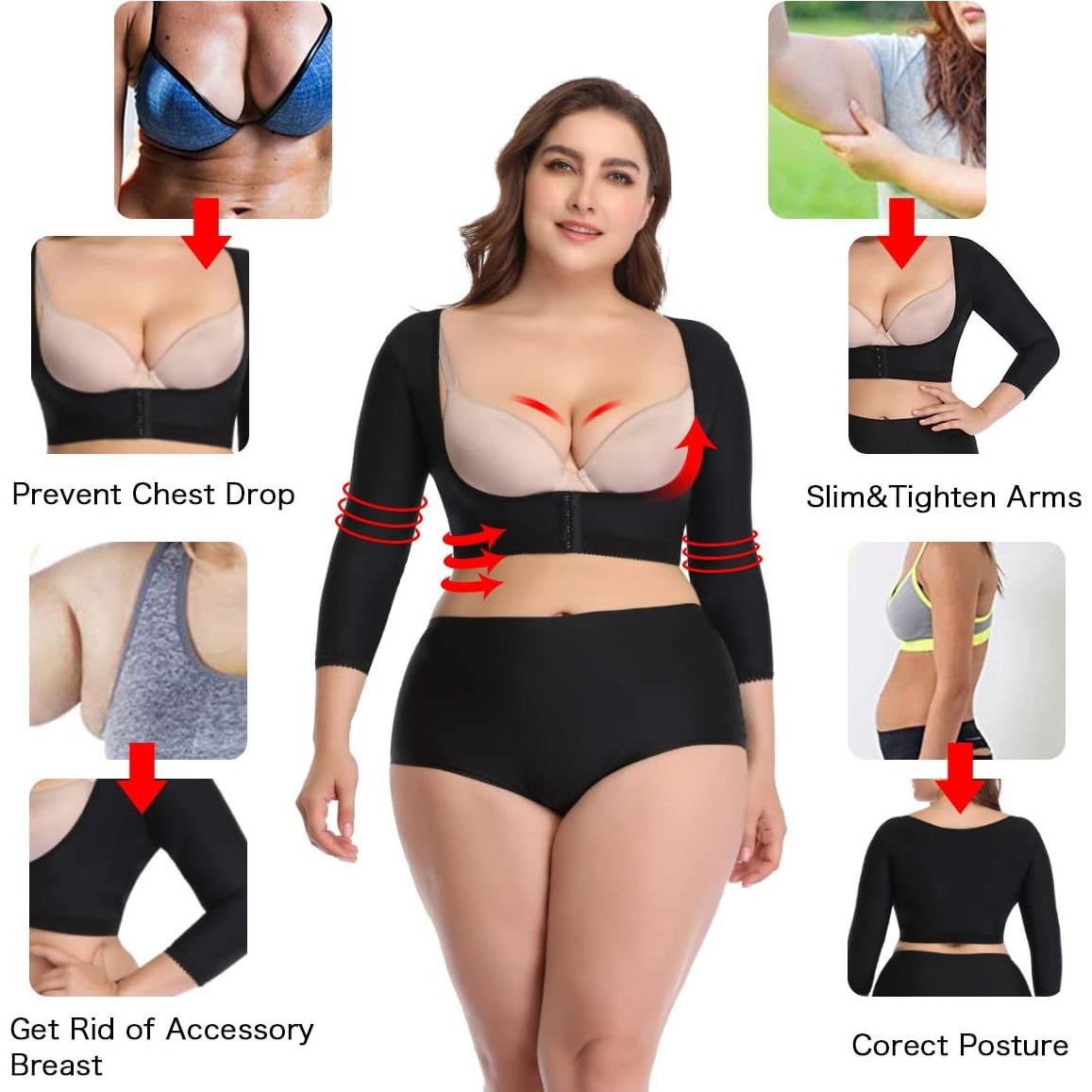 Faja de Brazo Woahee Talla Grande Compresión Negra