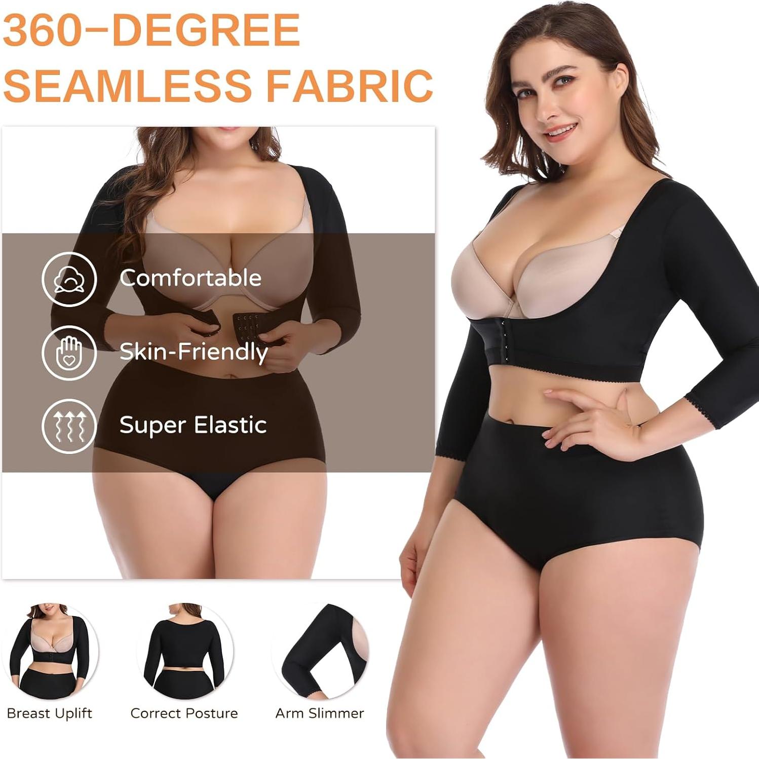 Faja de Brazo Woahee Talla Grande Compresión Negra