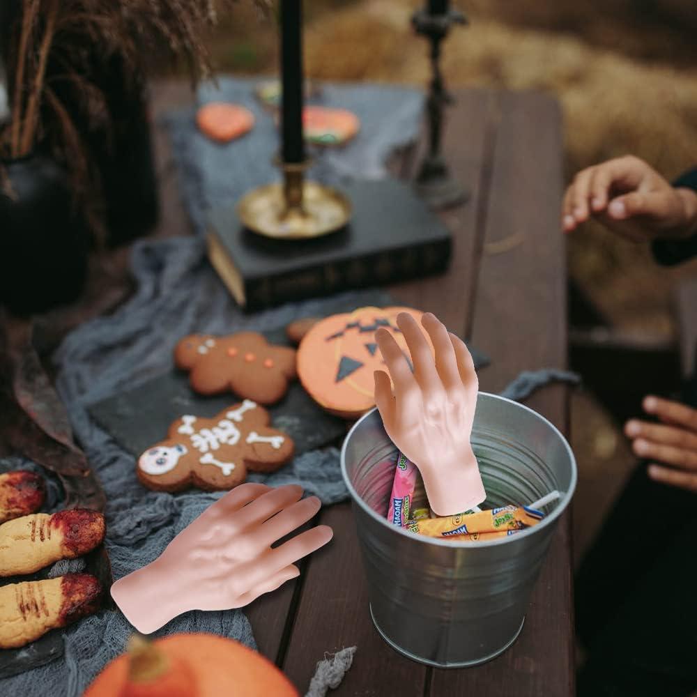 Manos Falsas de Halloween Medou - 2 Piezas Realistas 20 cm