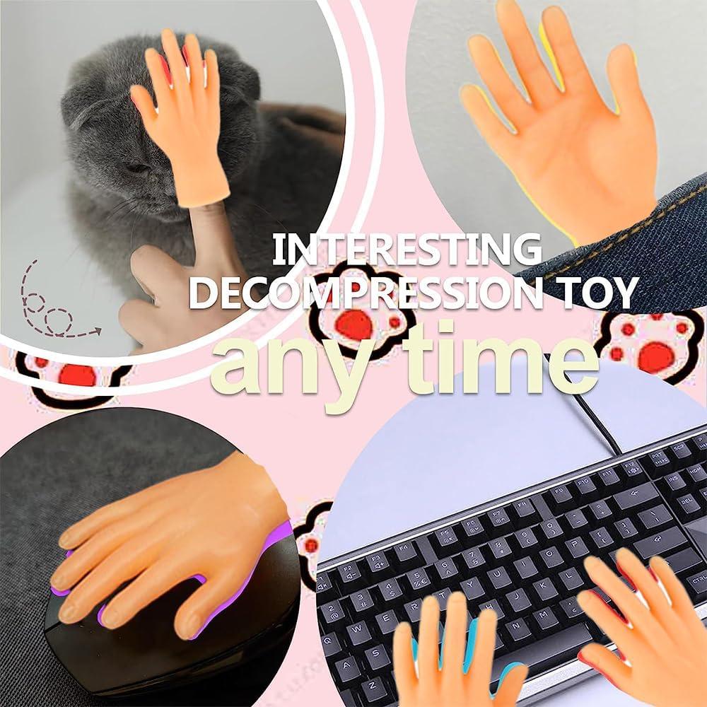 30 Mini Títeres de Goma Zanshen Manos Realistas 331g