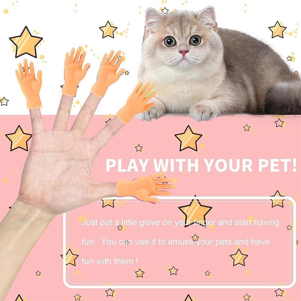 30 Mini Títeres de Goma Zanshen Manos Realistas 331g