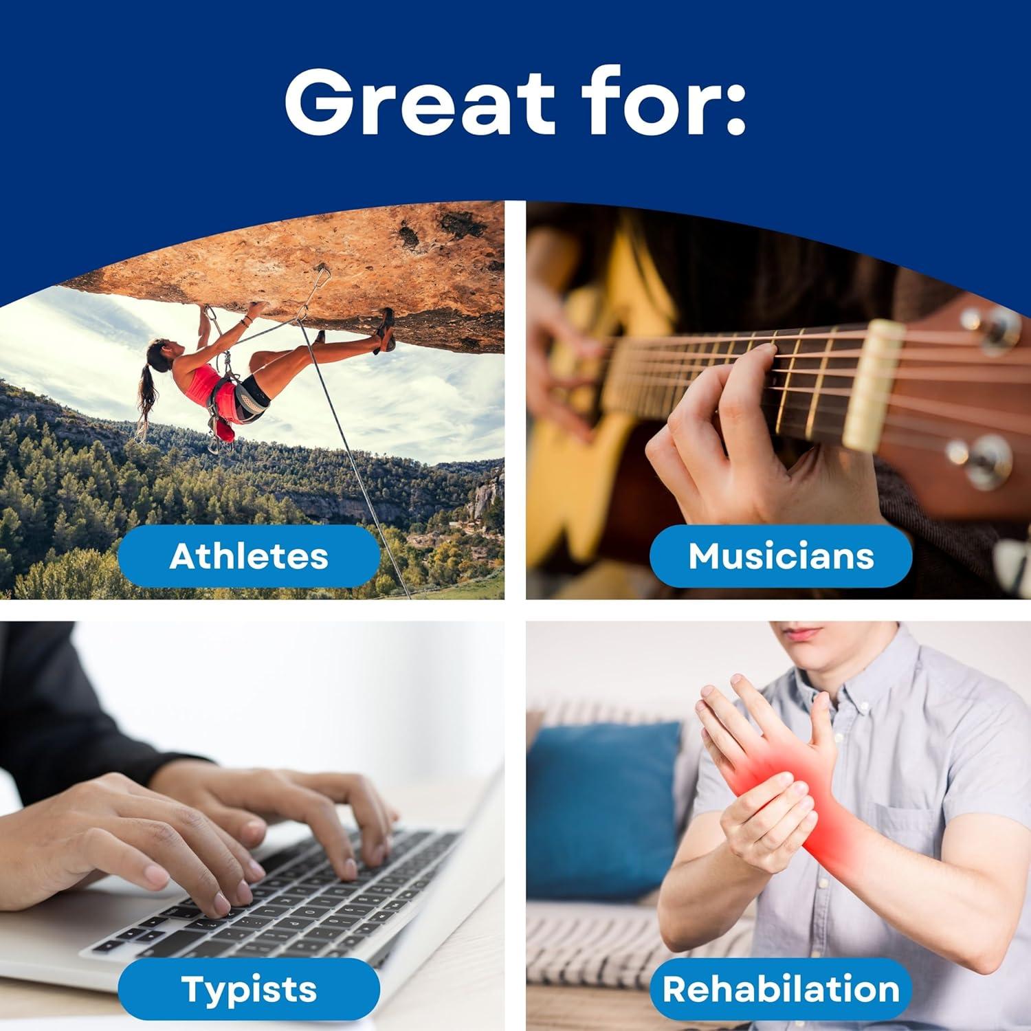 Kit de Ejercitador de Mano RMS 6 Piezas Silicona