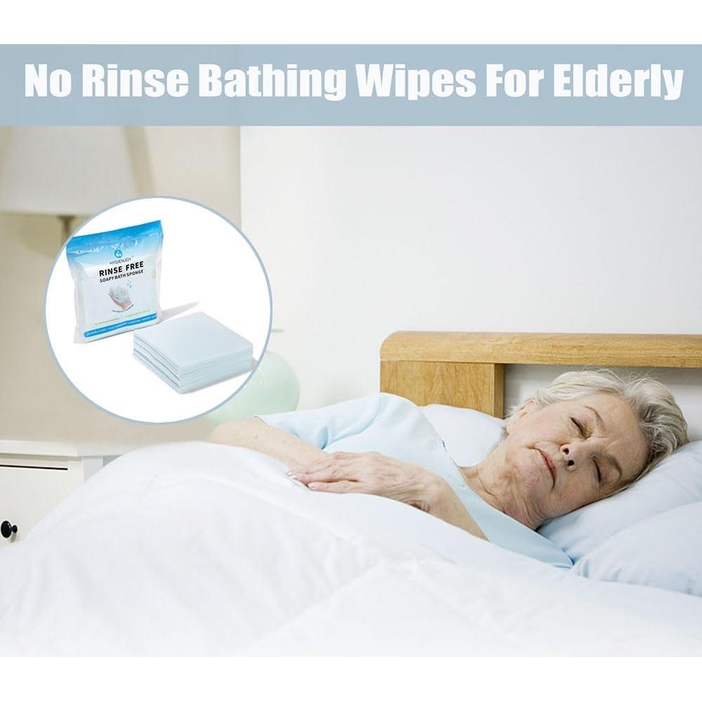 Toallitas de Baño Sin Enjuague Hygienjoy 25 Paquetes 27x24cm