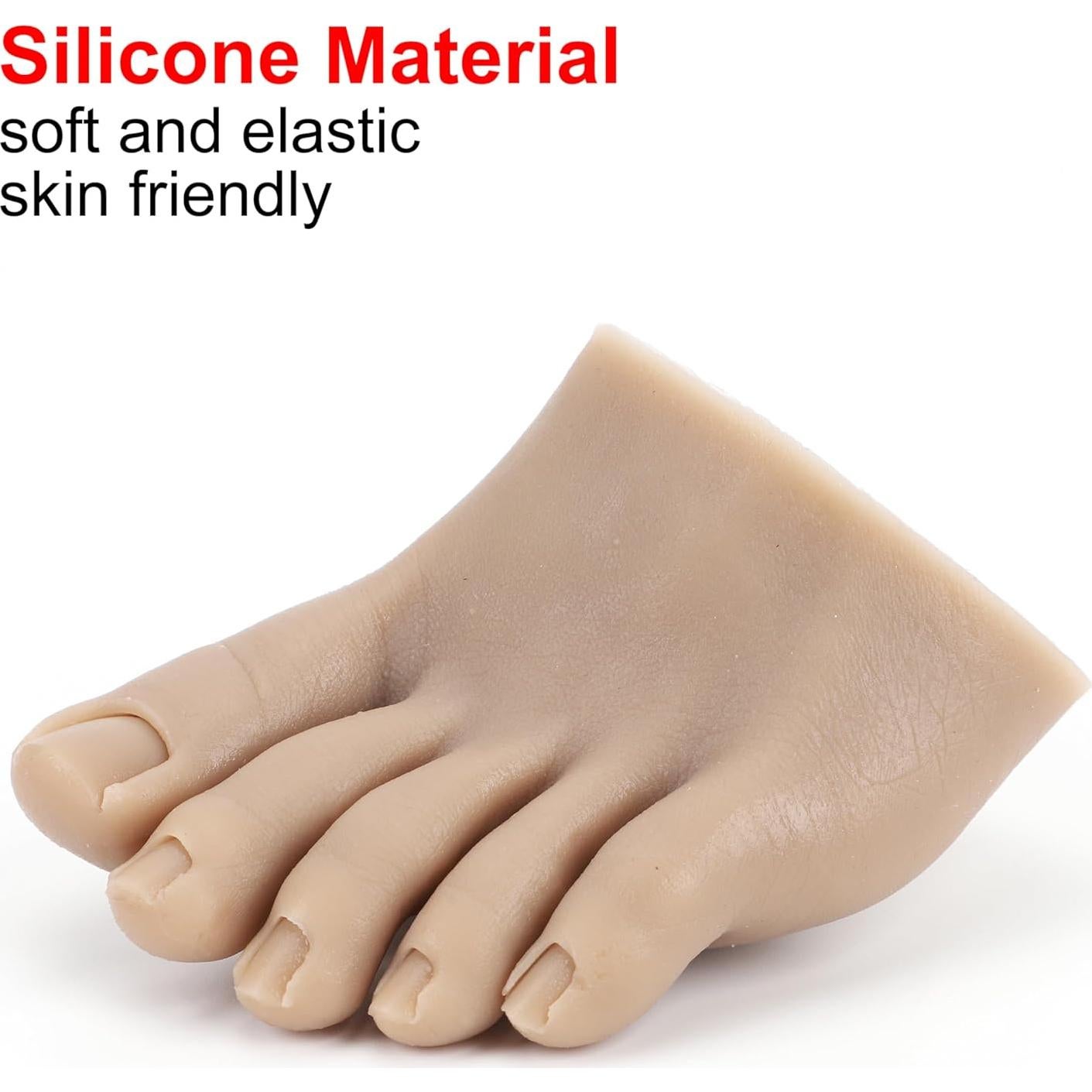 Modelo de Pie Falso de Práctica Diydeg para Arte de Uñas Izquierdo