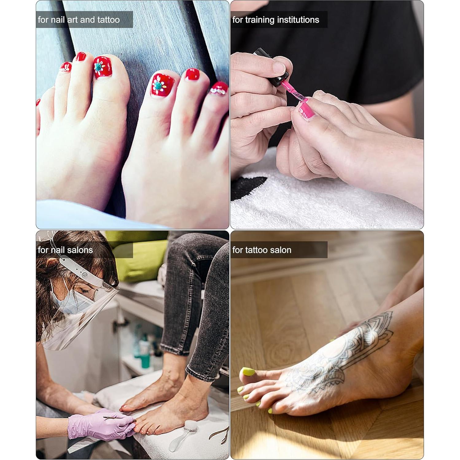 Modelo de Pie Falso de Práctica Diydeg para Arte de Uñas Izquierdo