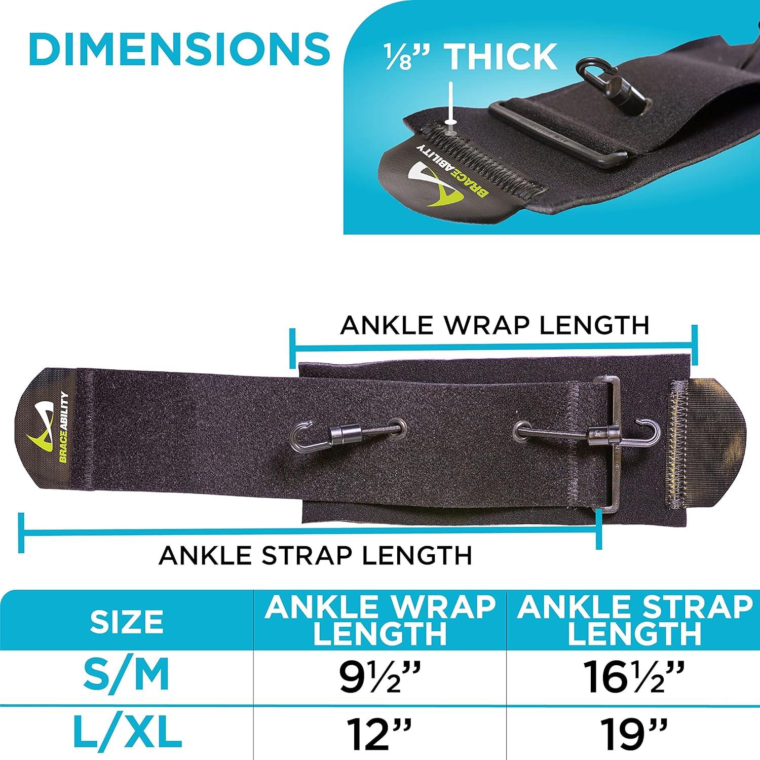 Soporte para Tobillo Ajustable BraceAbility AFO S/M