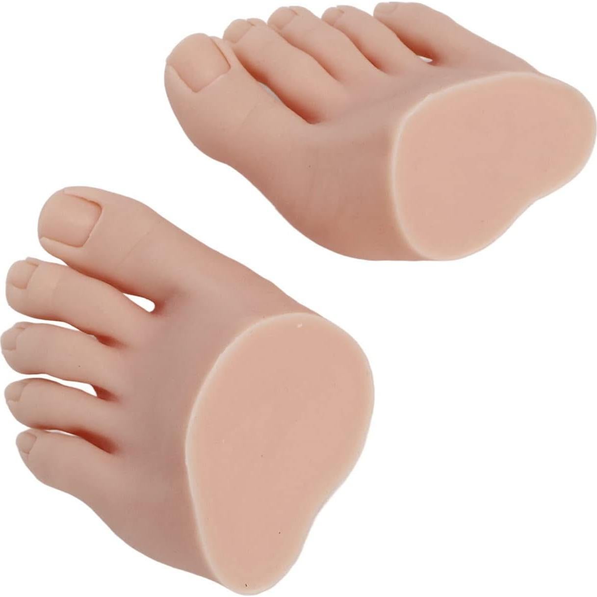 Pie Falso de Silicona Diydeg para Práctica de Uñas