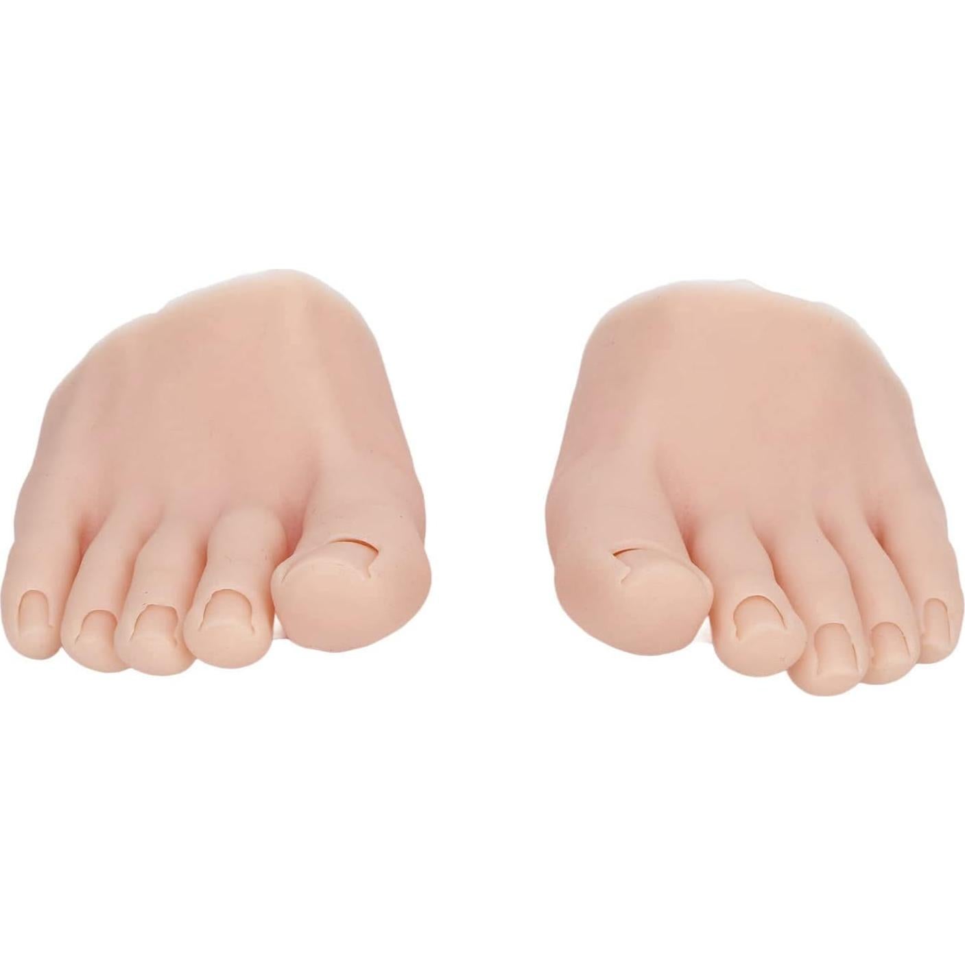 Pie Falso de Silicona Diydeg para Práctica de Uñas