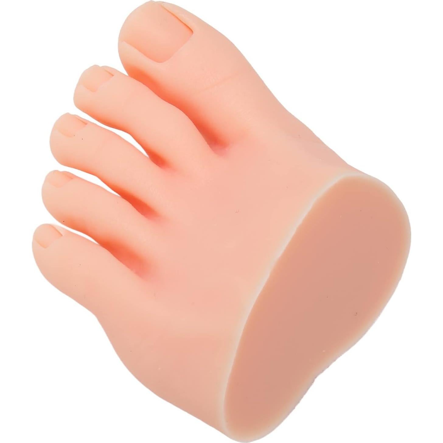 Modelo de Pie Falso de Silicona Suave para Arte de Uñas