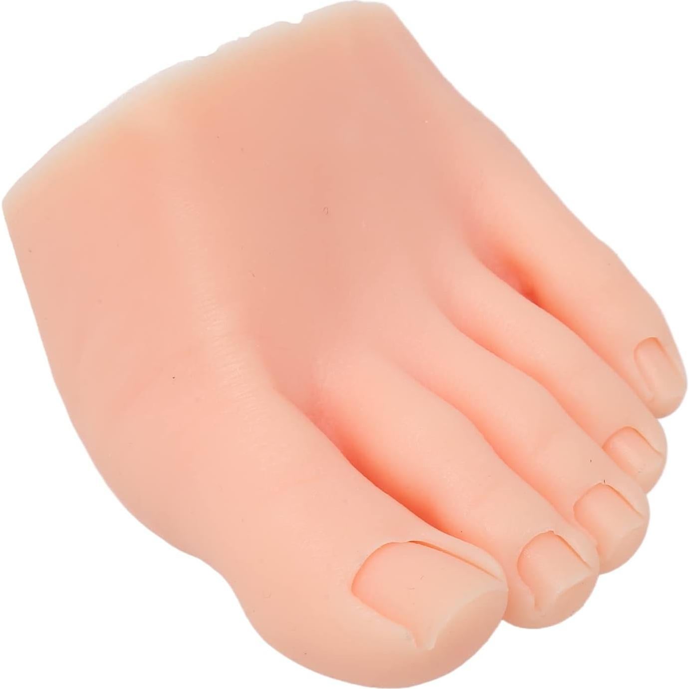 Modelo de Pie Falso de Silicona Suave para Arte de Uñas