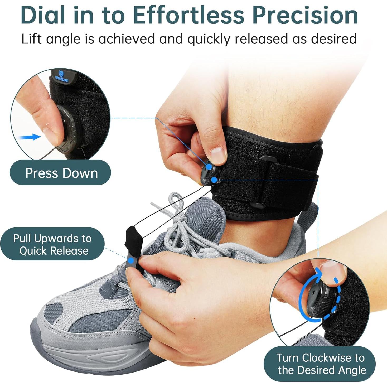 Férula AFO para pie caído ajustable PRFCTLIFE 27.94 cm