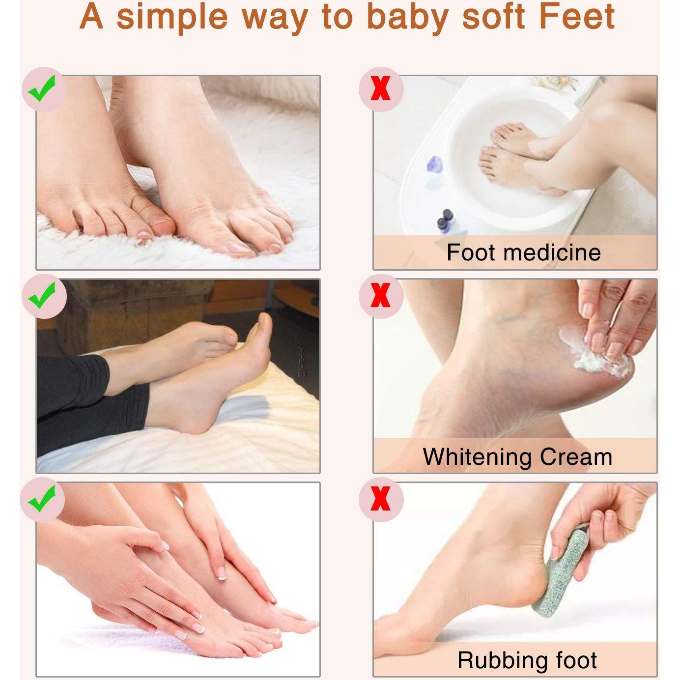 Mascarilla Exfoliante para Pies ALIVER 3 Paquetes Lavanda