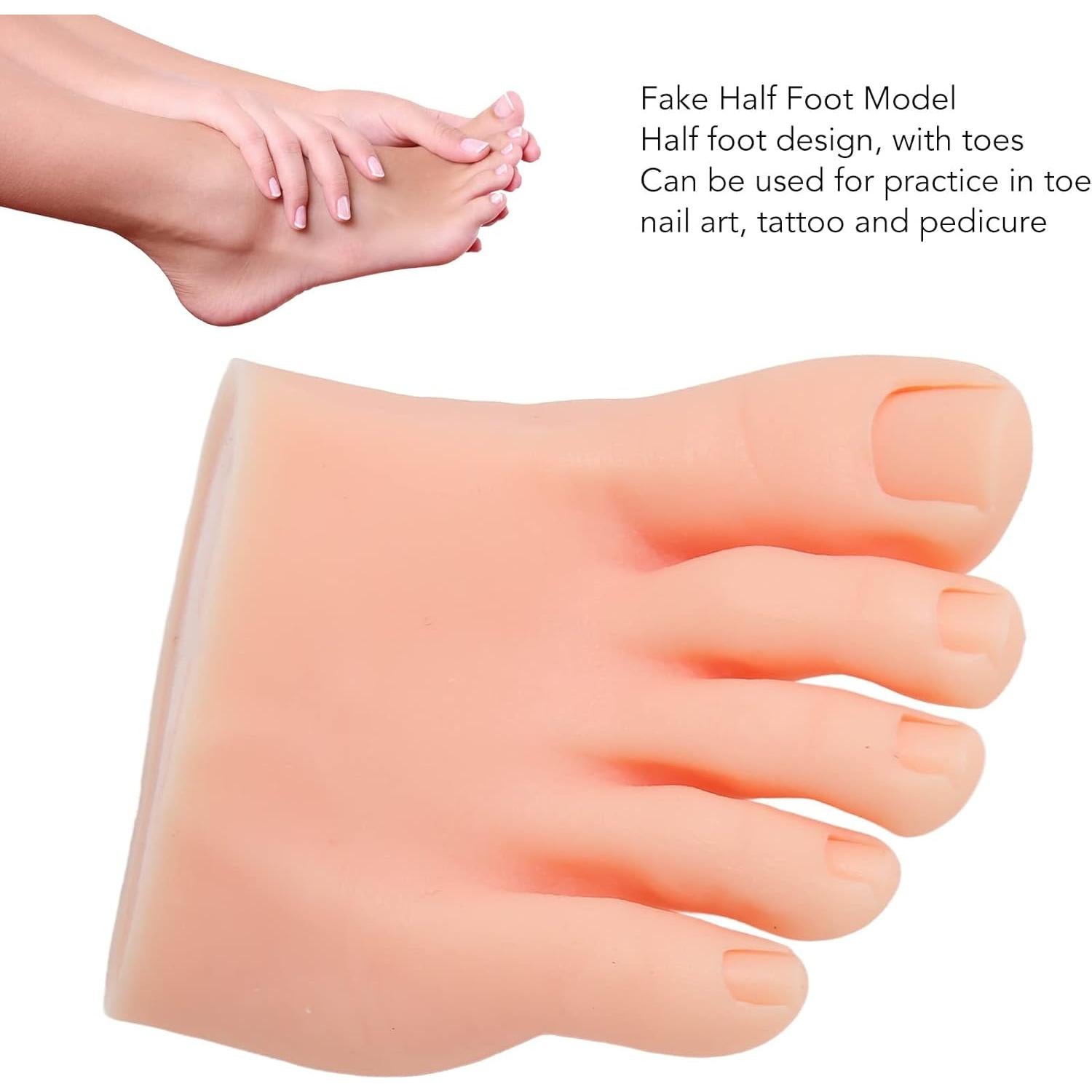 Pie Falso de Práctica Diydeg Izquierdo Silicona Suave