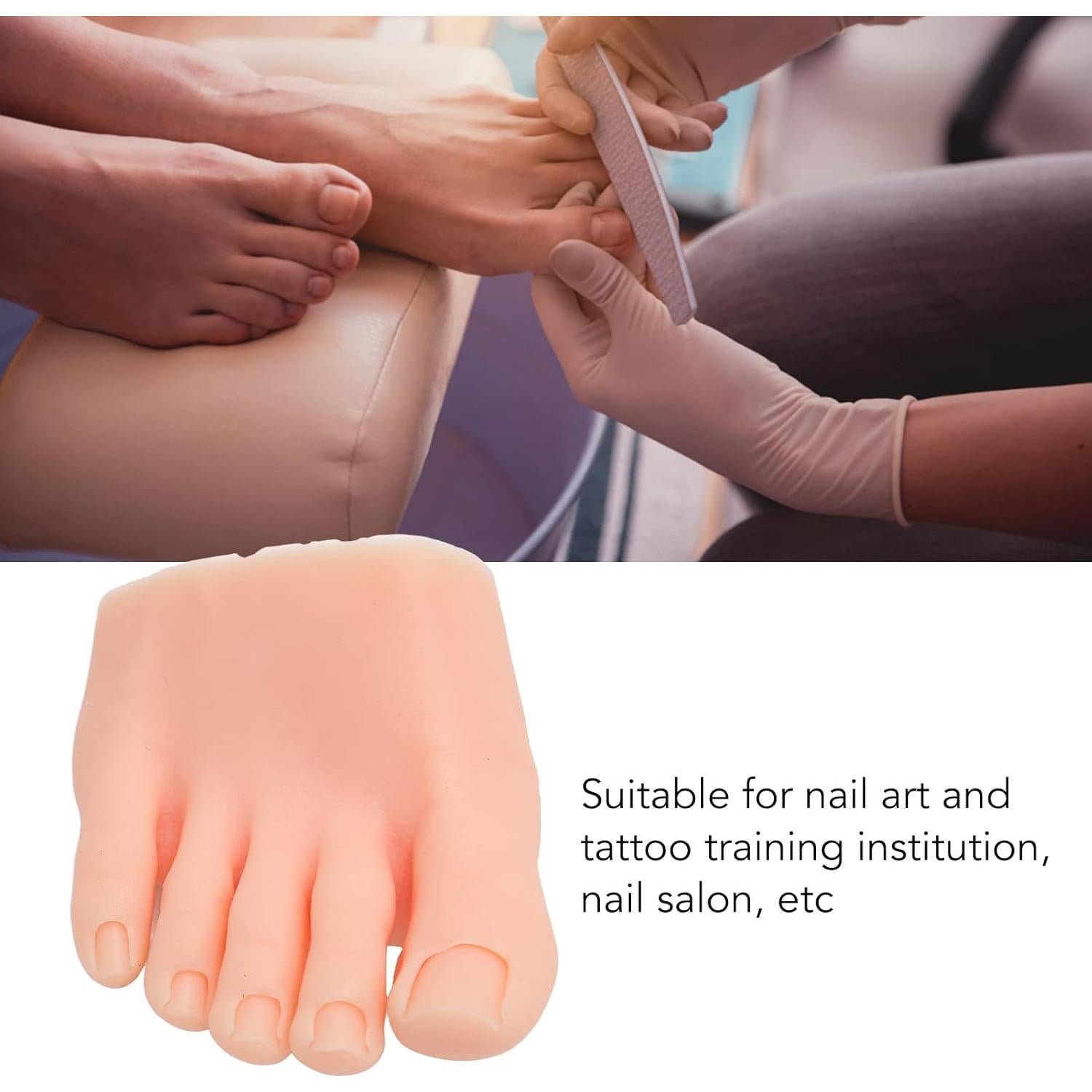 Pie Falso de Práctica Diydeg Izquierdo Silicona Suave