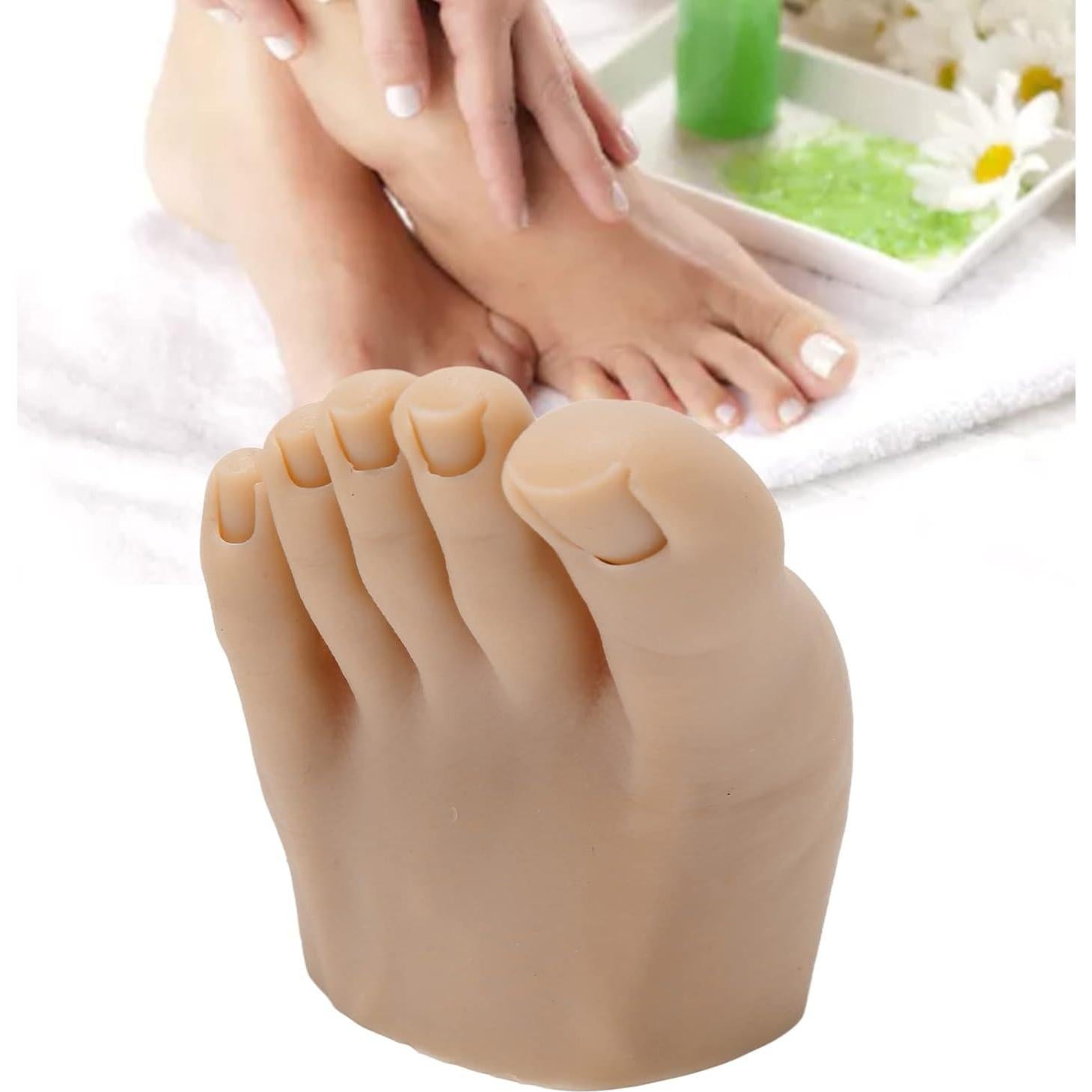 Modelo de Pie Falso Jiawu para Manicura y Tatuaje