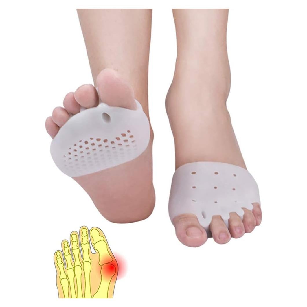 Cojines Metatarsales Pnrskter 4PCS Almohadillas de Gel