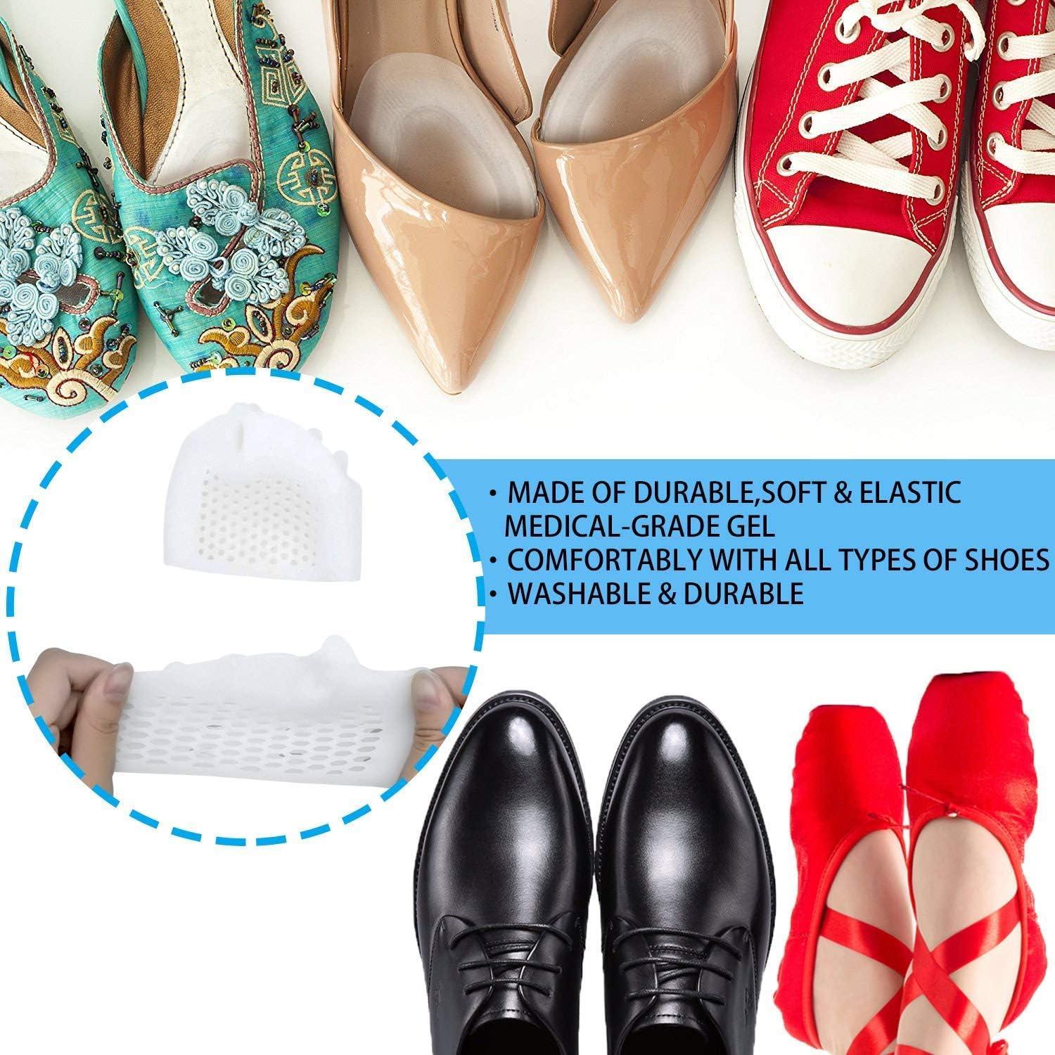 Cojines Metatarsales Pnrskter 4PCS Almohadillas de Gel